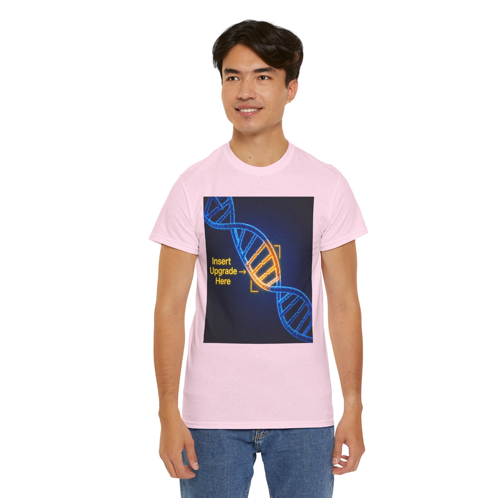 DNA Helix Graphic T Shirt – Insert Upgrade Here Ancient Alien Science Tee