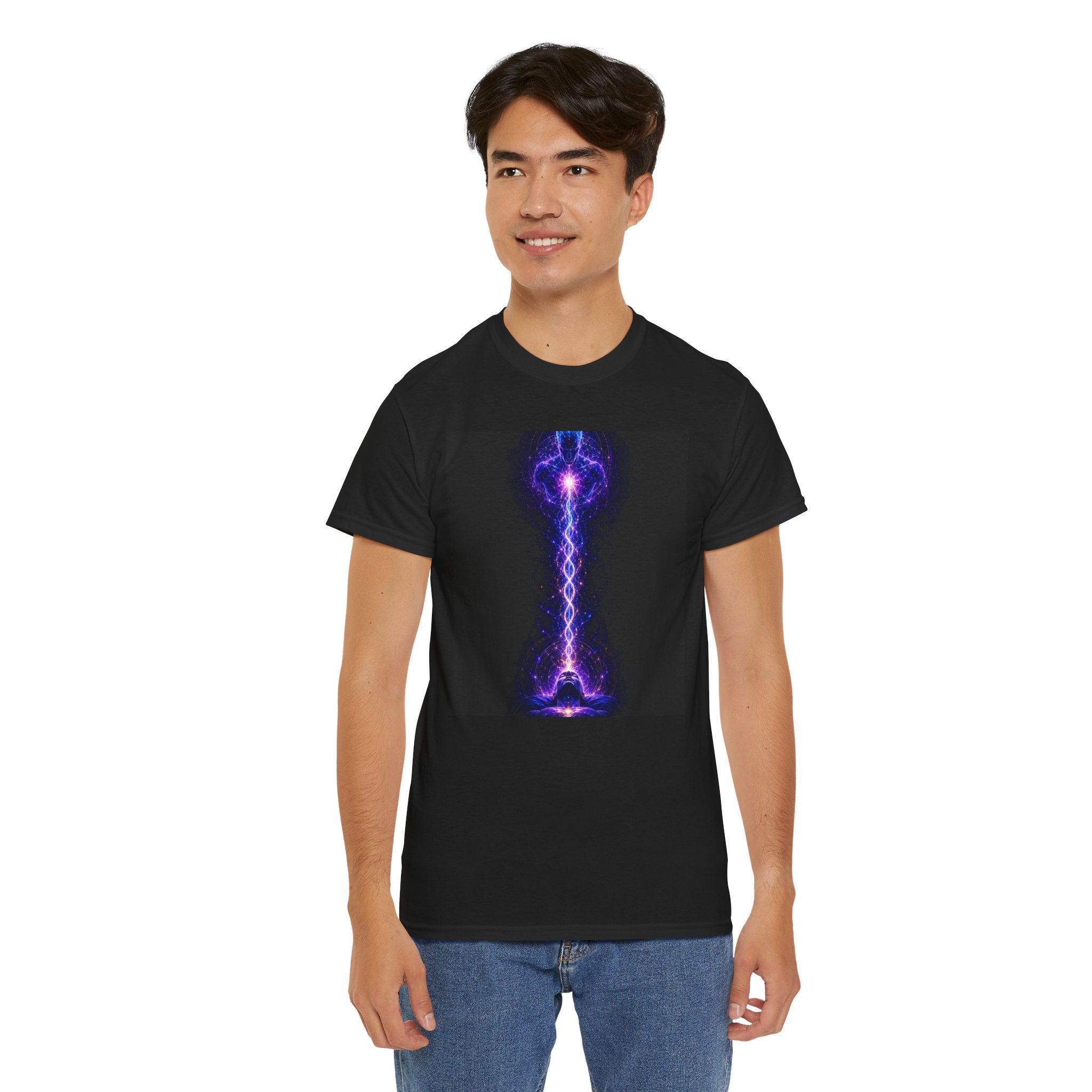 The Silver Cord T Shirt – Spiritual Energy & Cosmic Aura Graphic Tee