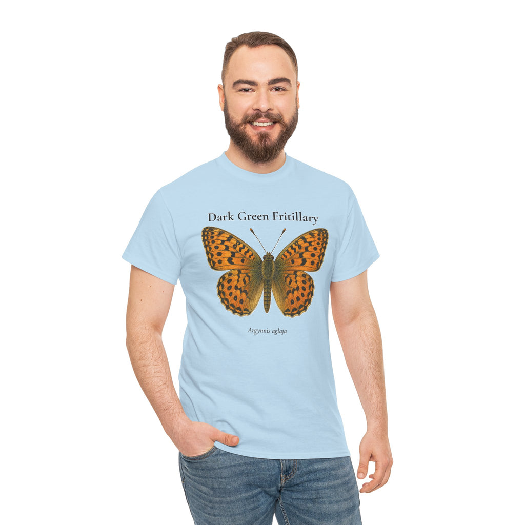 Dark Green Fritillary Butterfly Graphic T-Shirt | WildOrbit