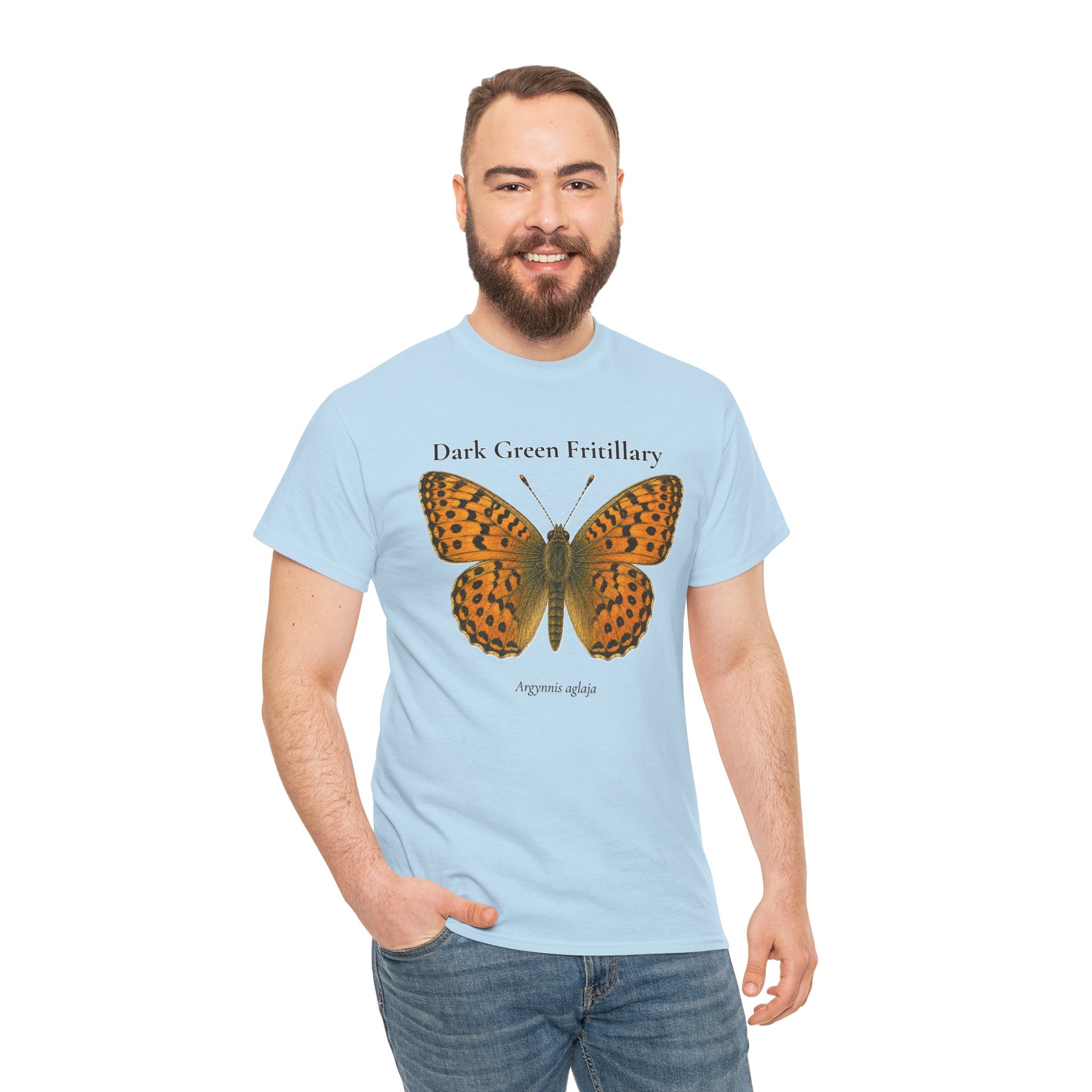 Dark Green Fritillary Butterfly Graphic T-Shirt | WildOrbit