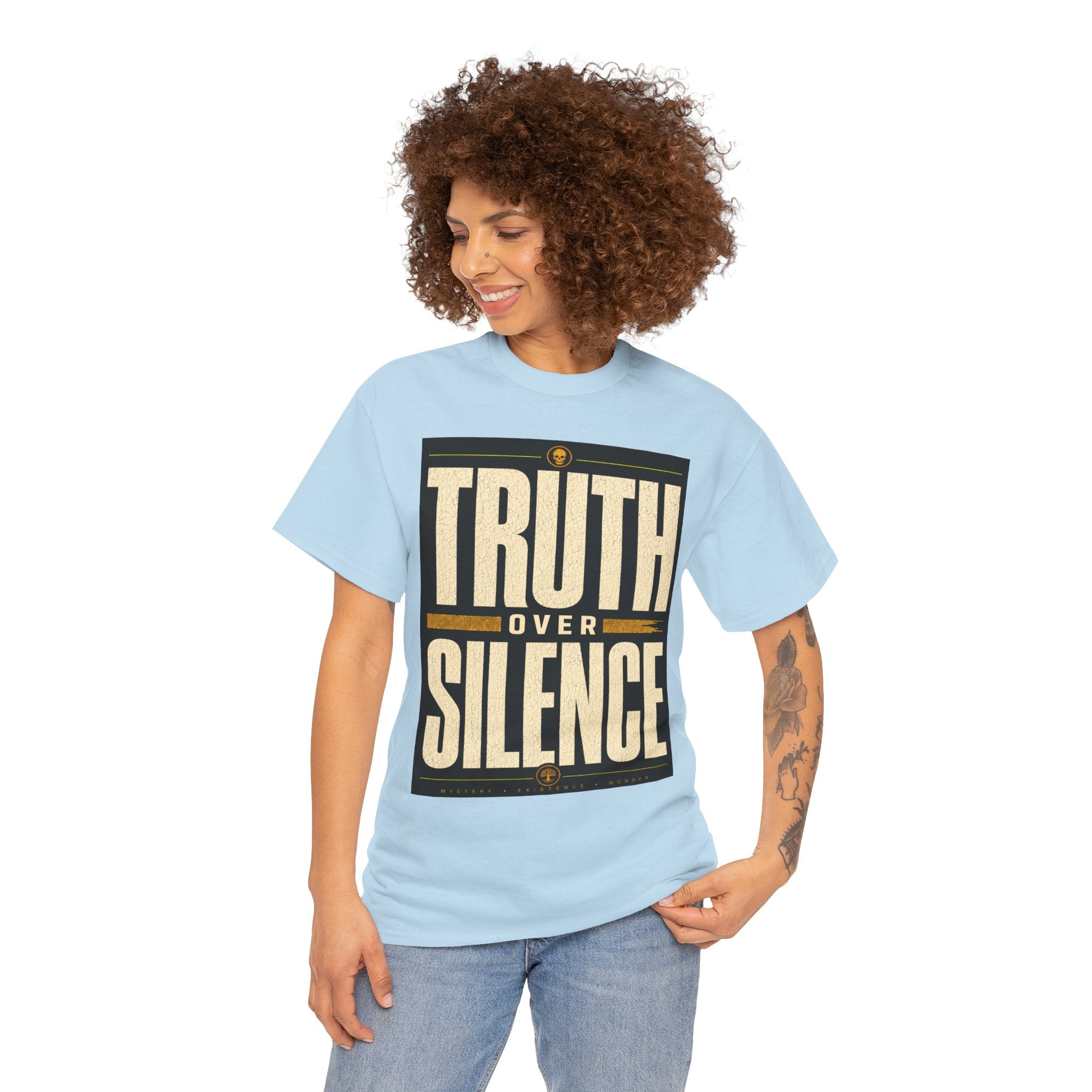 Truth Over Silence T Shirt – Inspirational Statement Graphic Tee for Bold Thinkers