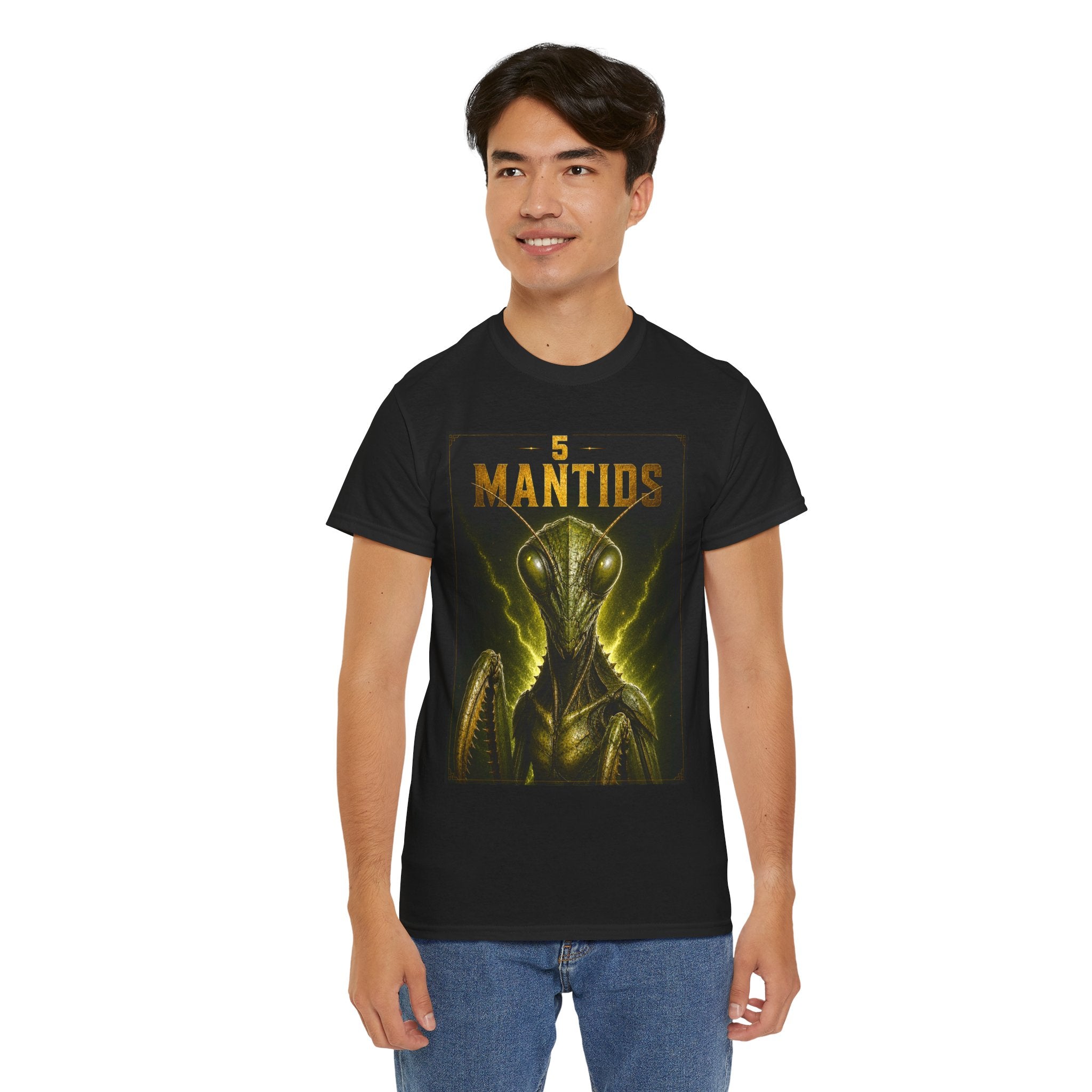 Mantids Alien T-Shirt – Ancient Aliens Insectoid Sci-Fi Graphic Tee for UFO Fans