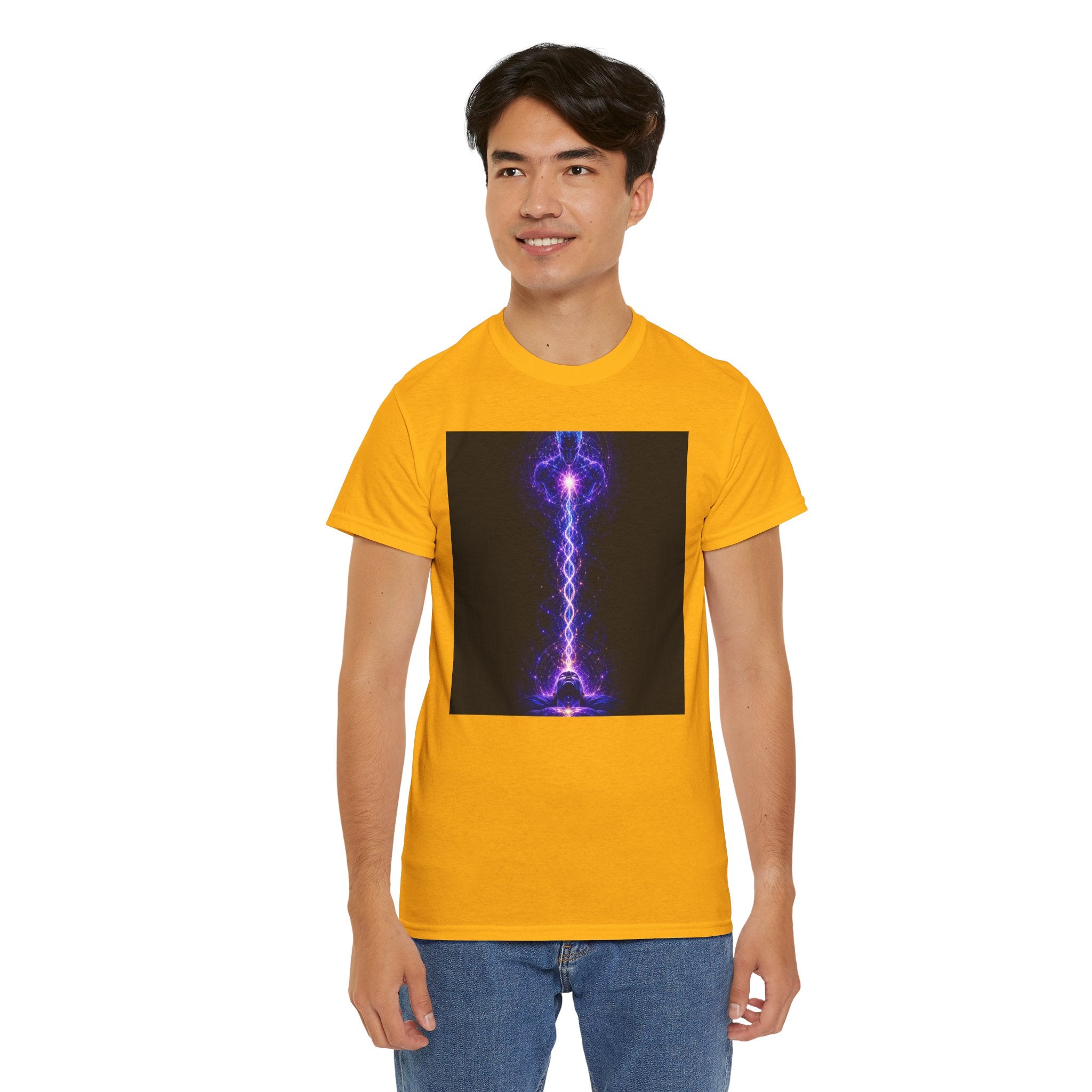 The Silver Cord T Shirt – Spiritual Energy & Cosmic Aura Graphic Tee