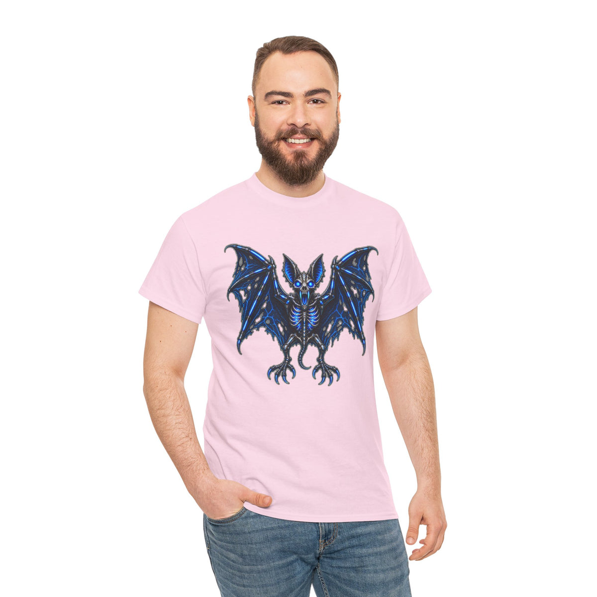 Reaper Bat Cyberpunk Graphic T-Shirt | WildOrbit