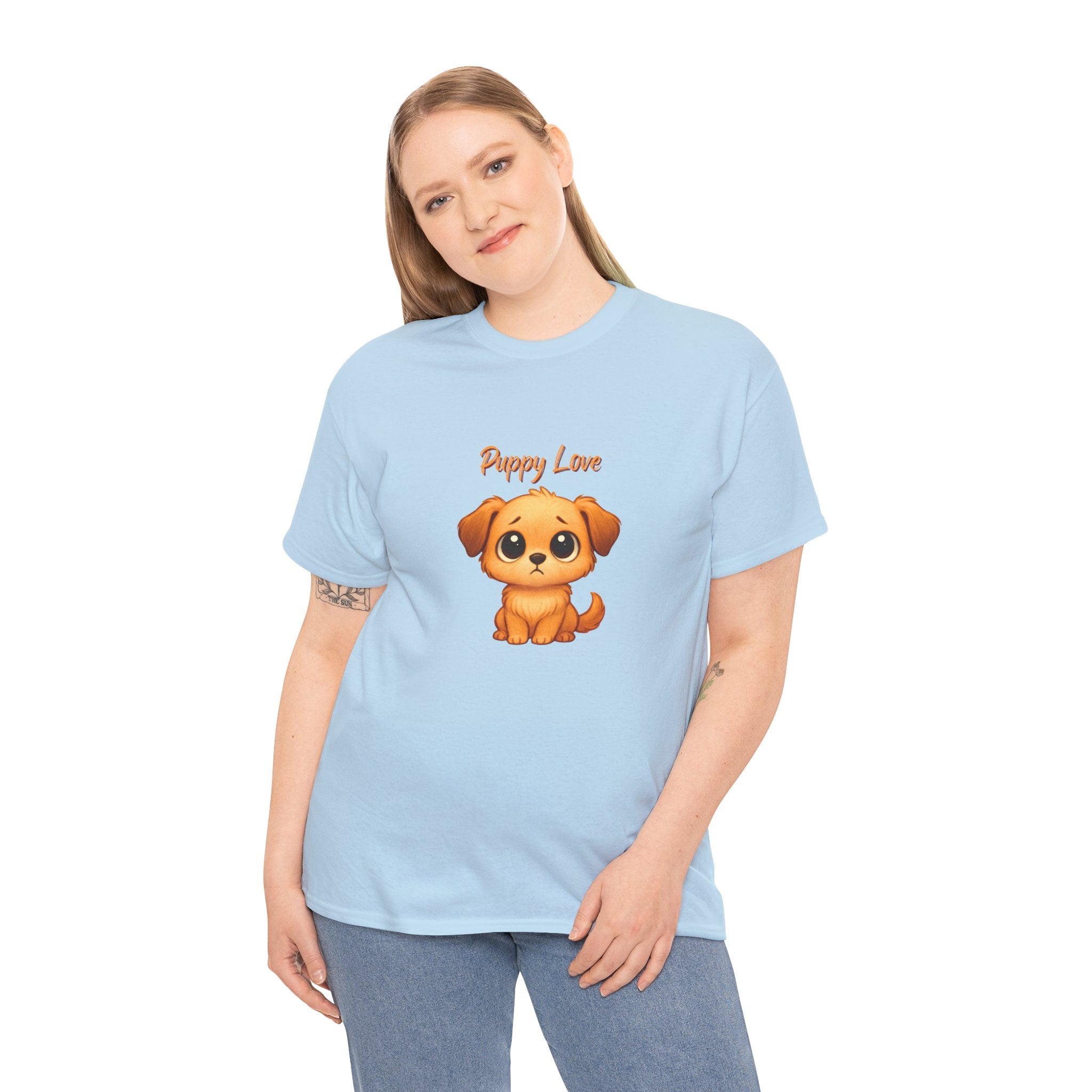 Puppy Love T Shirt – Cute Cartoon Dog Graphic Tee for Dog Lovers