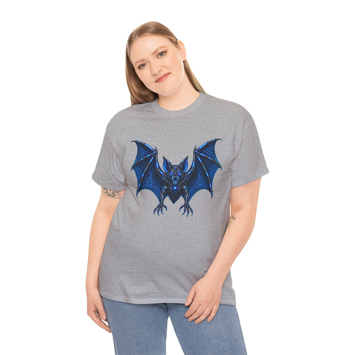 Vampire Bat Cyberpunk Graphic T-Shirt | WildOrbit