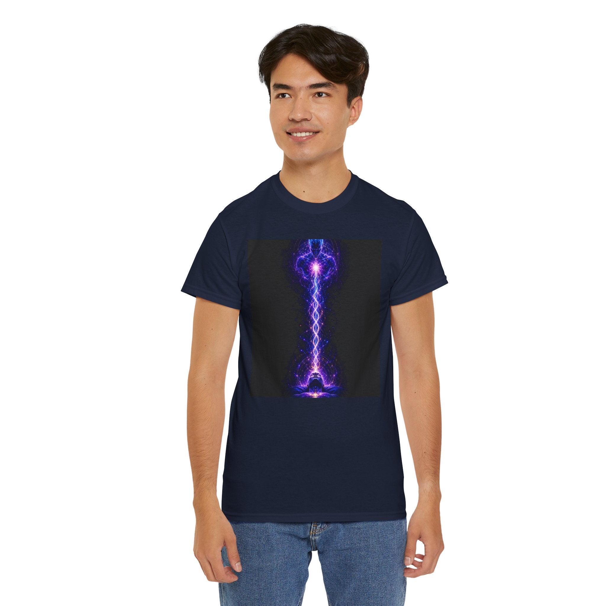 The Silver Cord T Shirt – Spiritual Energy & Cosmic Aura Graphic Tee