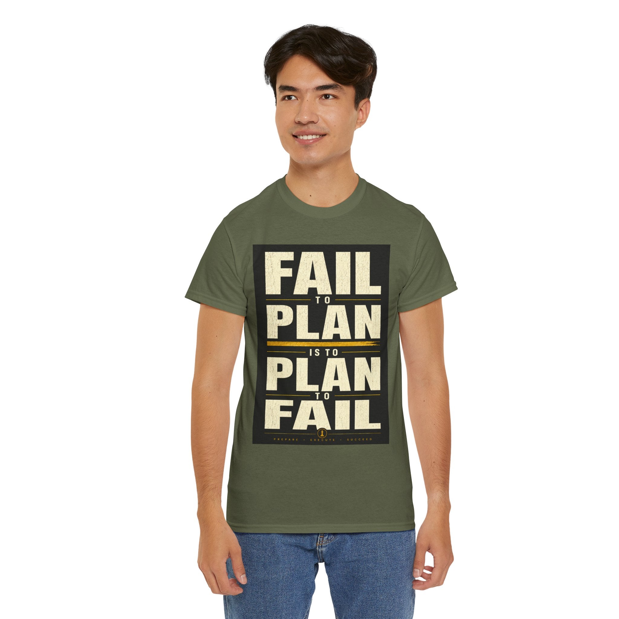Fail to Plan Is a Plan to Fail T-Shirt – Motivational Success Mindset Graphic Tee