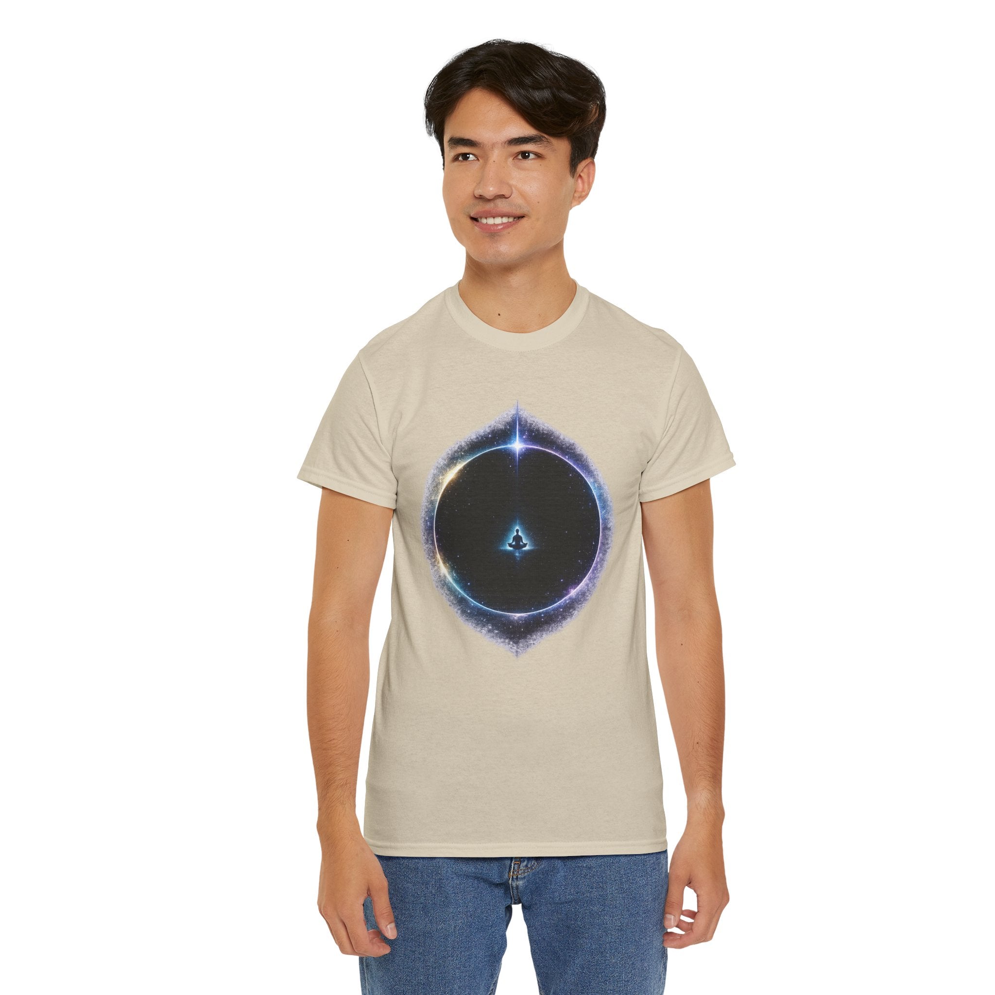 The Void Cosmic Portal T Shirt – Spiritual Meditation Galaxy Graphic Tee