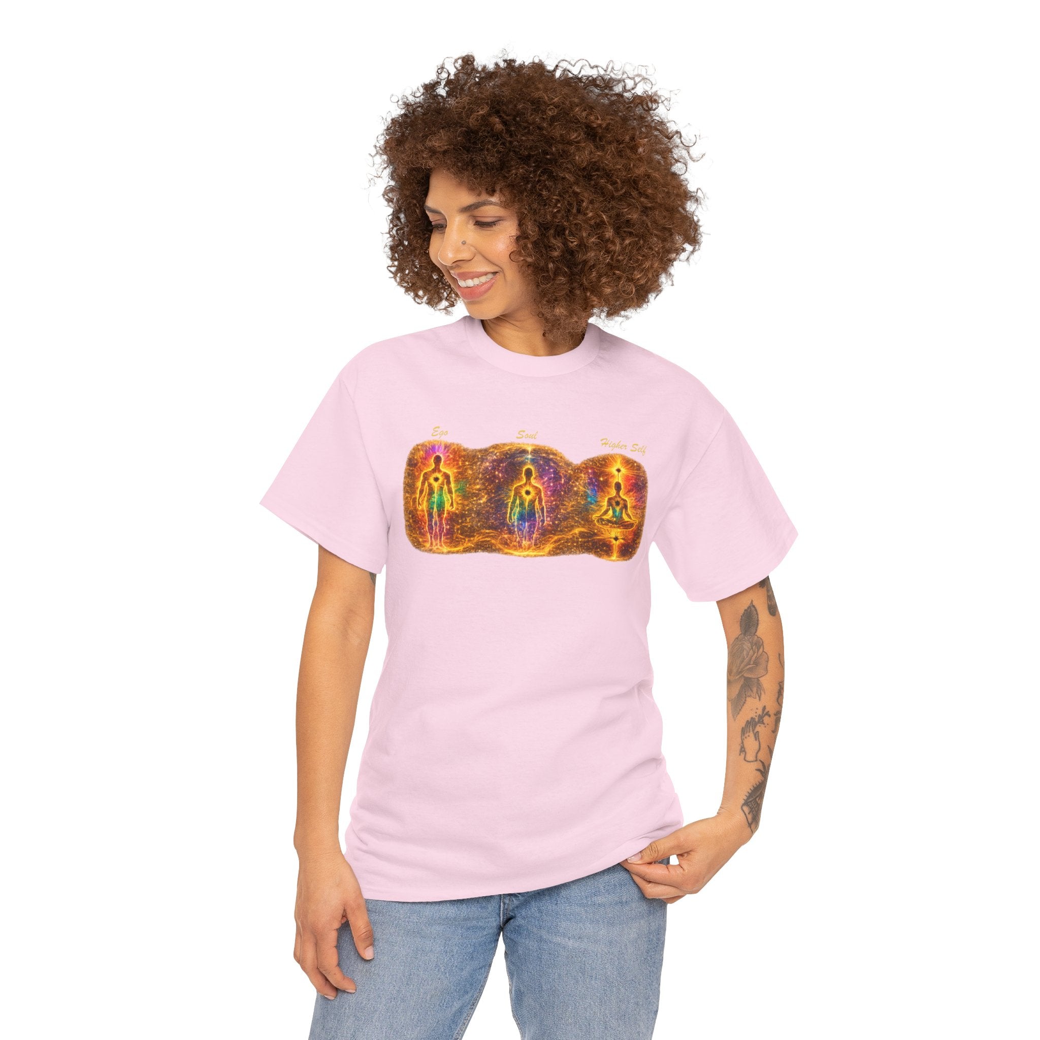 Ego Soul Higher Self Chakra Alignment T Shirt – Spiritual Energy Meditation Graphic Tee