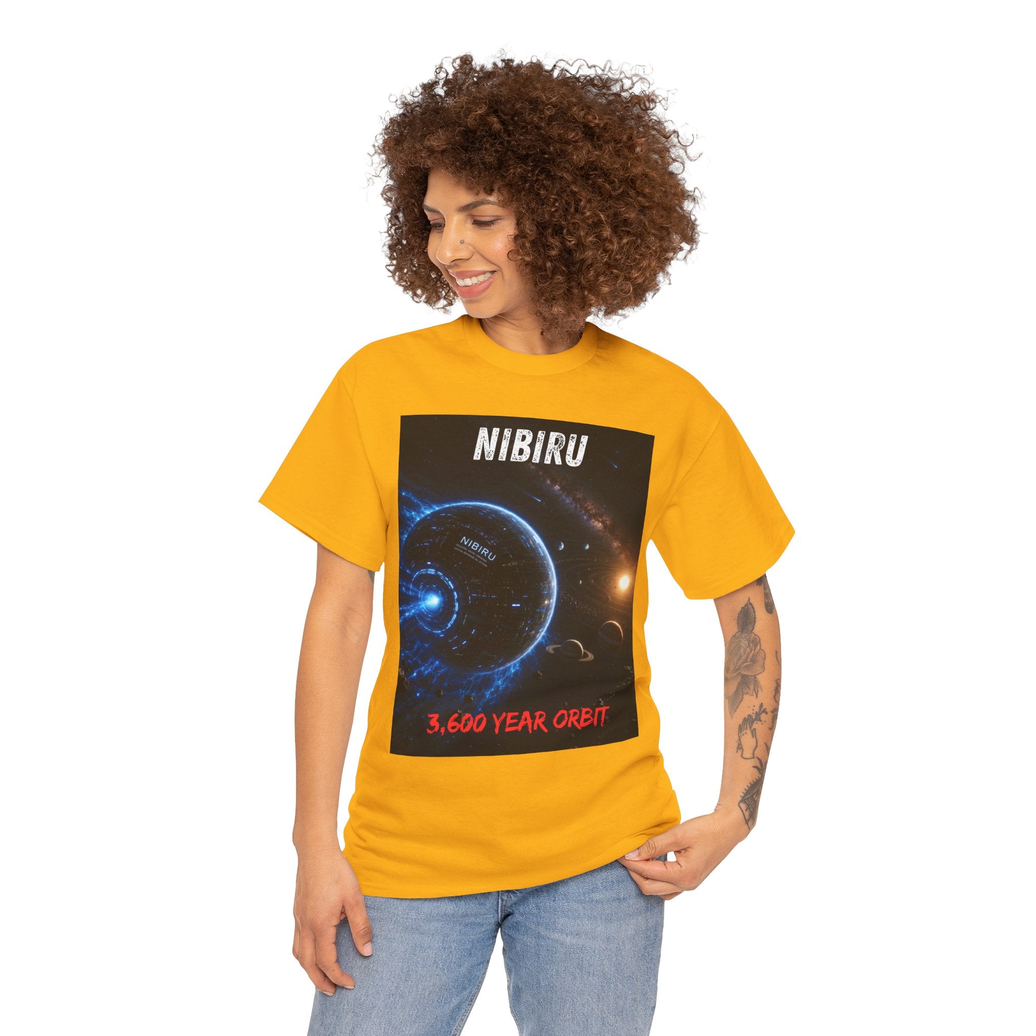 Nibiru 3,600 Year Orbit T Shirt – Ancient Alien Sci Fi Planet Graphic Tee