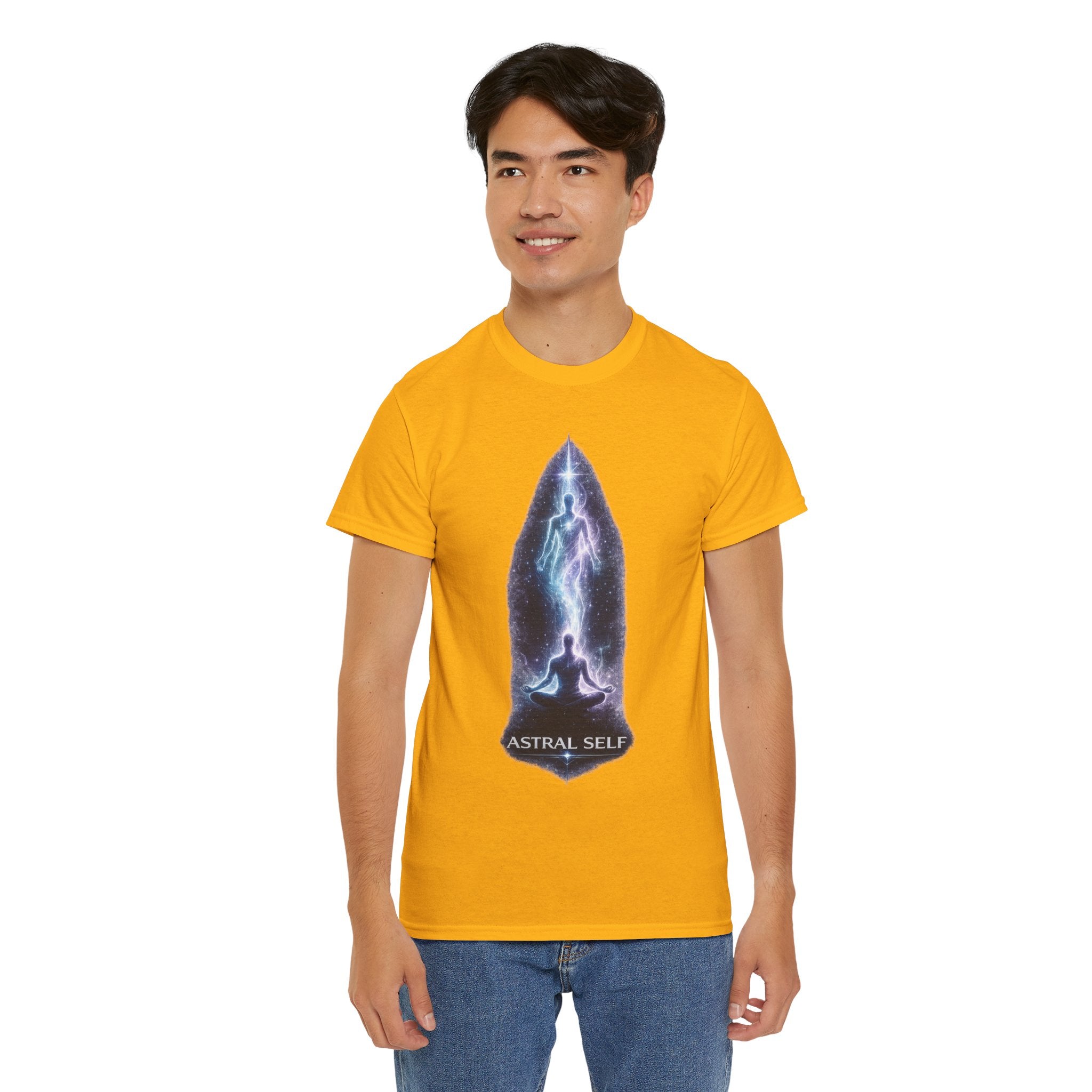 Astral Self Meditation T Shirt – Spiritual Astral Projection Cosmic Graphic Tee