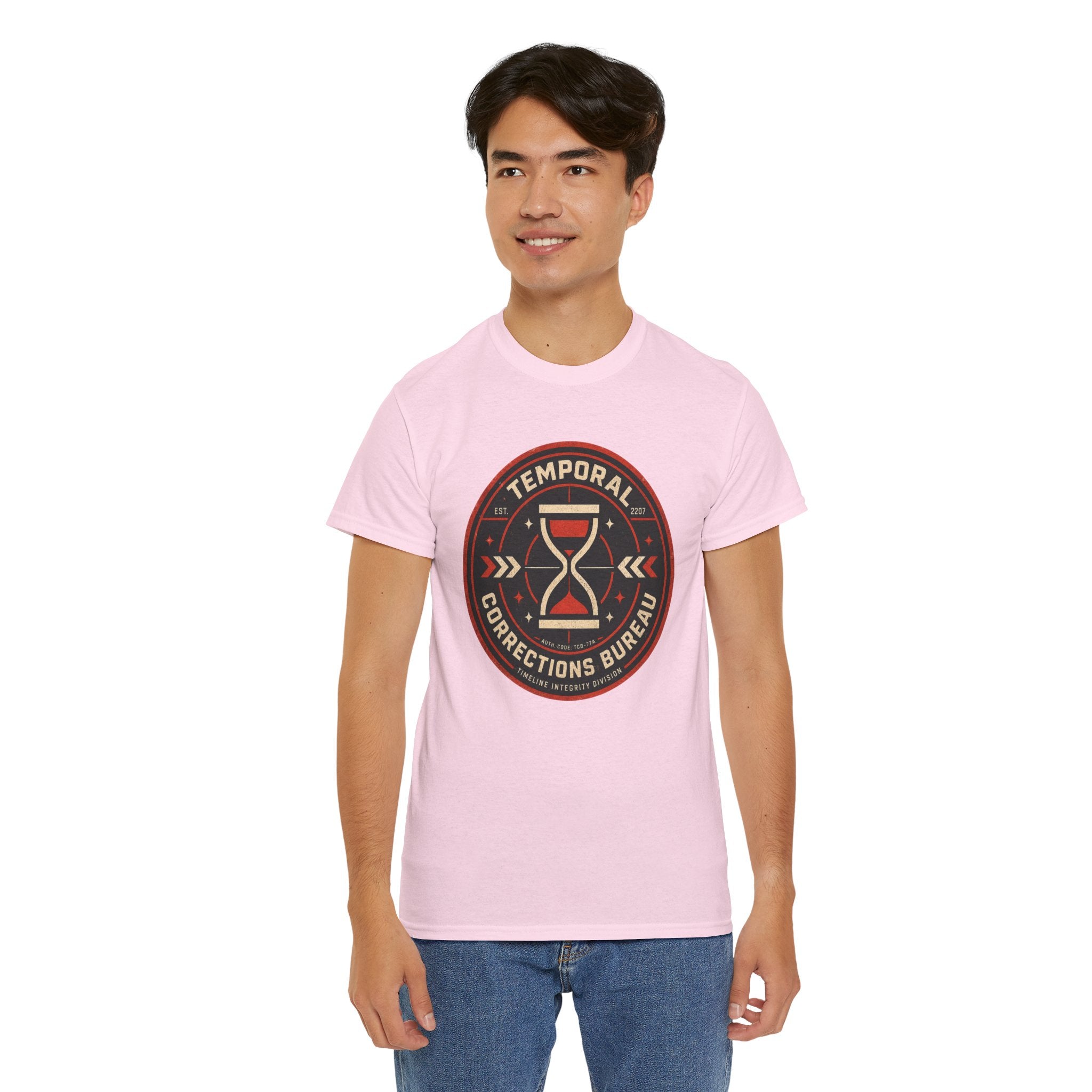 Time Travel Bureau Graphic T Shirt – Temporal Corrections Retro Futurism Sci Fi Tee
