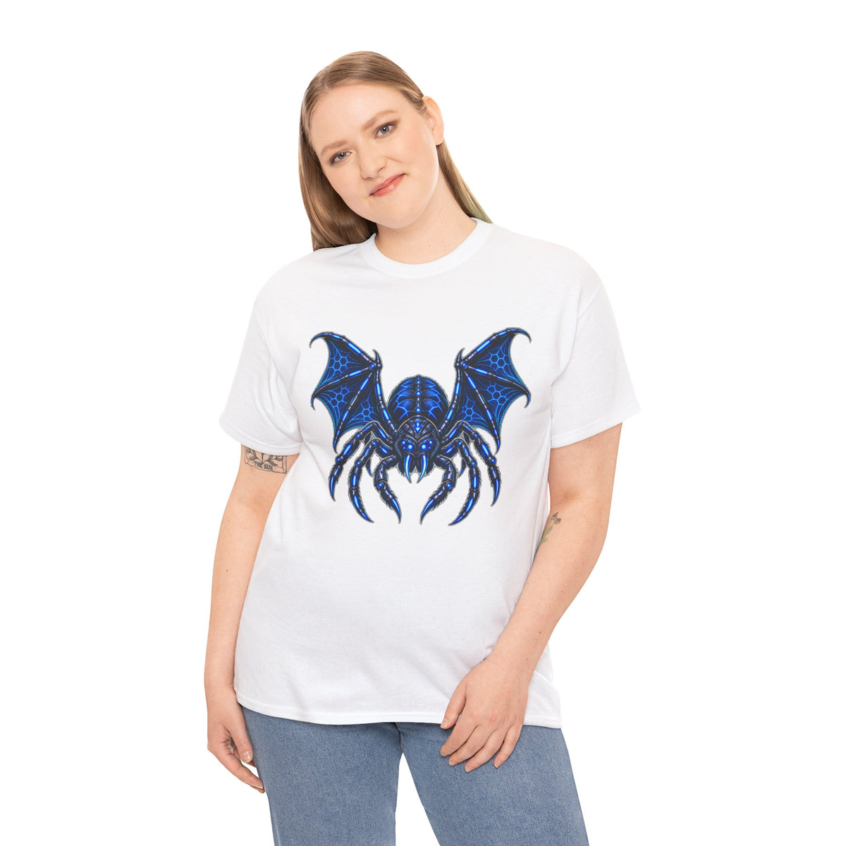 Spider Bat Cyberpunk Graphic T-Shirt | WildOrbit