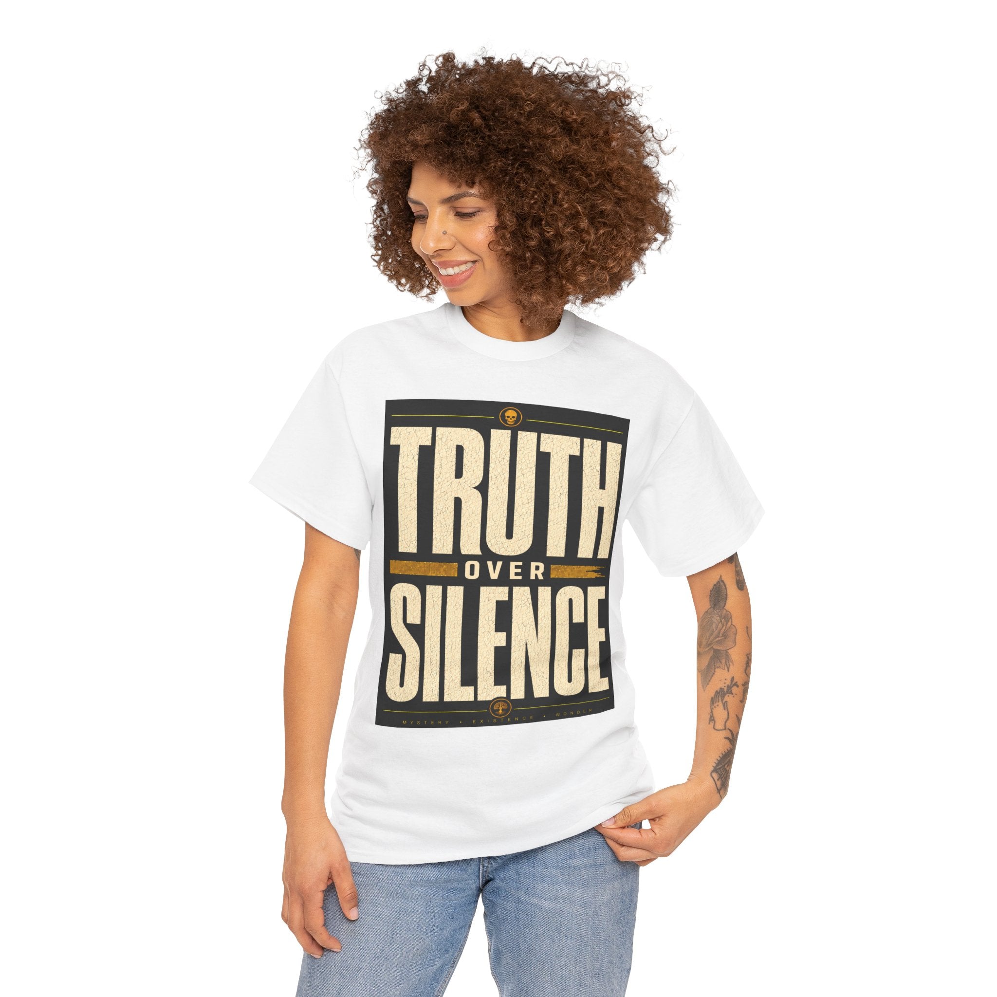 Truth Over Silence T Shirt – Inspirational Statement Graphic Tee for Bold Thinkers