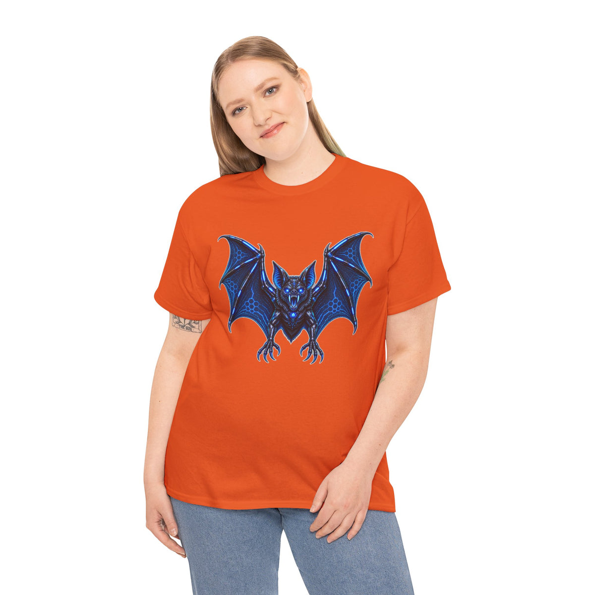 Vampire Bat Cyberpunk Graphic T-Shirt | WildOrbit