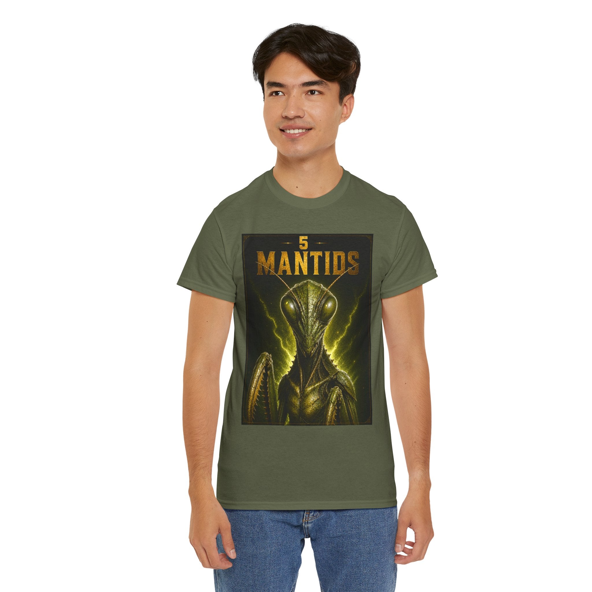 Mantids Alien T-Shirt – Ancient Aliens Insectoid Sci-Fi Graphic Tee for UFO Fans