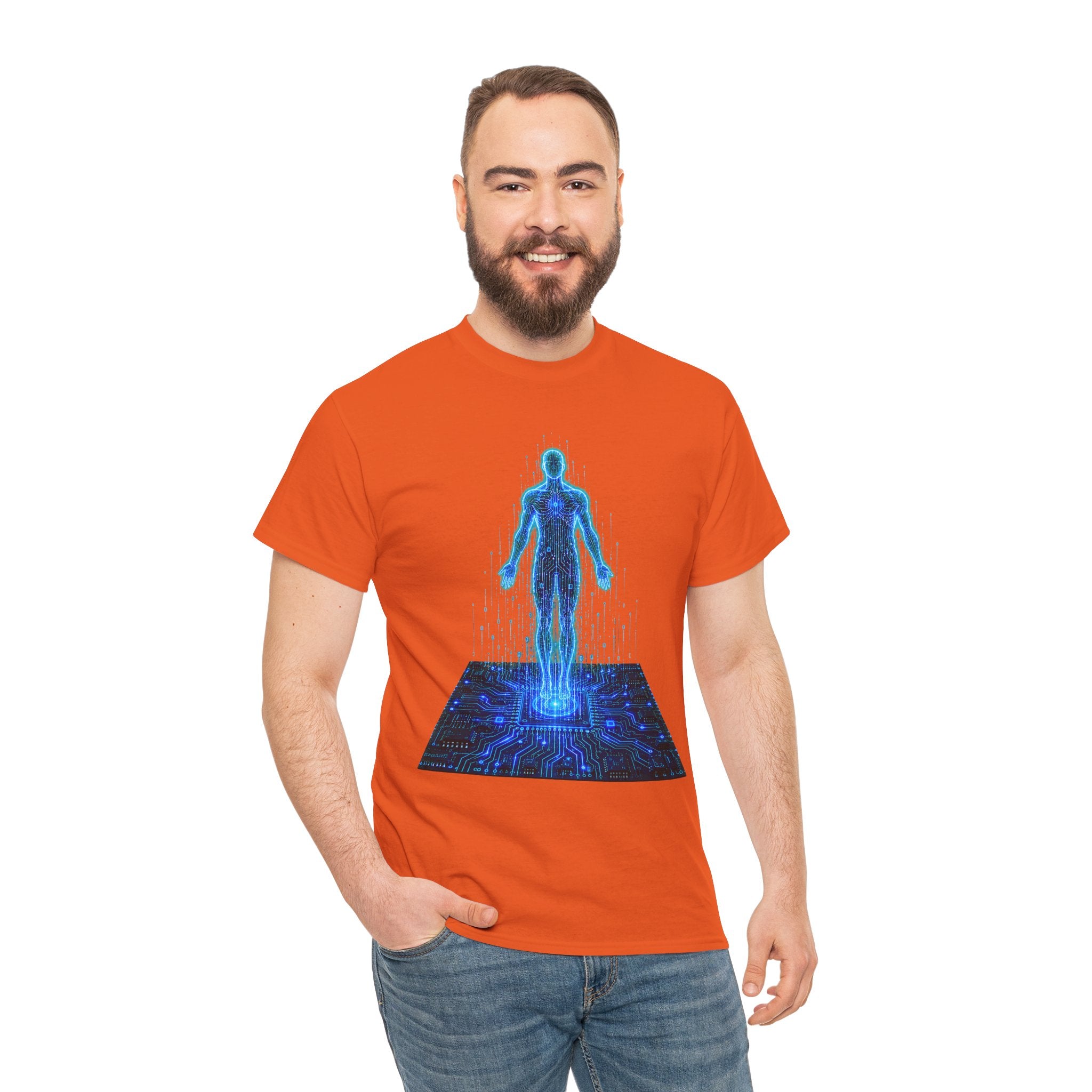 Ghost In The Machine Cyberpunk Graphic T-Shirt | WildOrbit