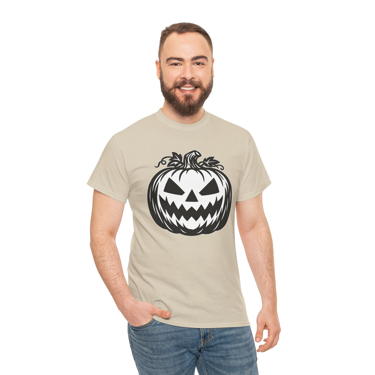 Jack-O'-Lantern Halloween Graphic T-Shirt | WildOrbit