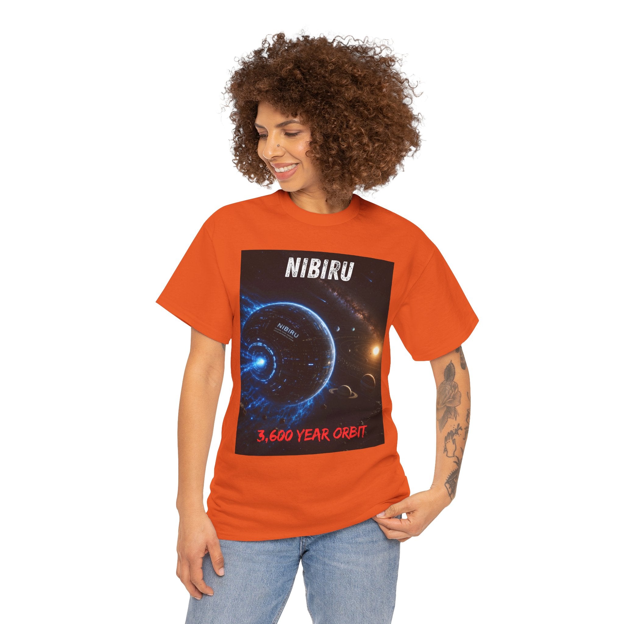 Nibiru 3,600 Year Orbit T Shirt – Ancient Alien Sci Fi Planet Graphic Tee