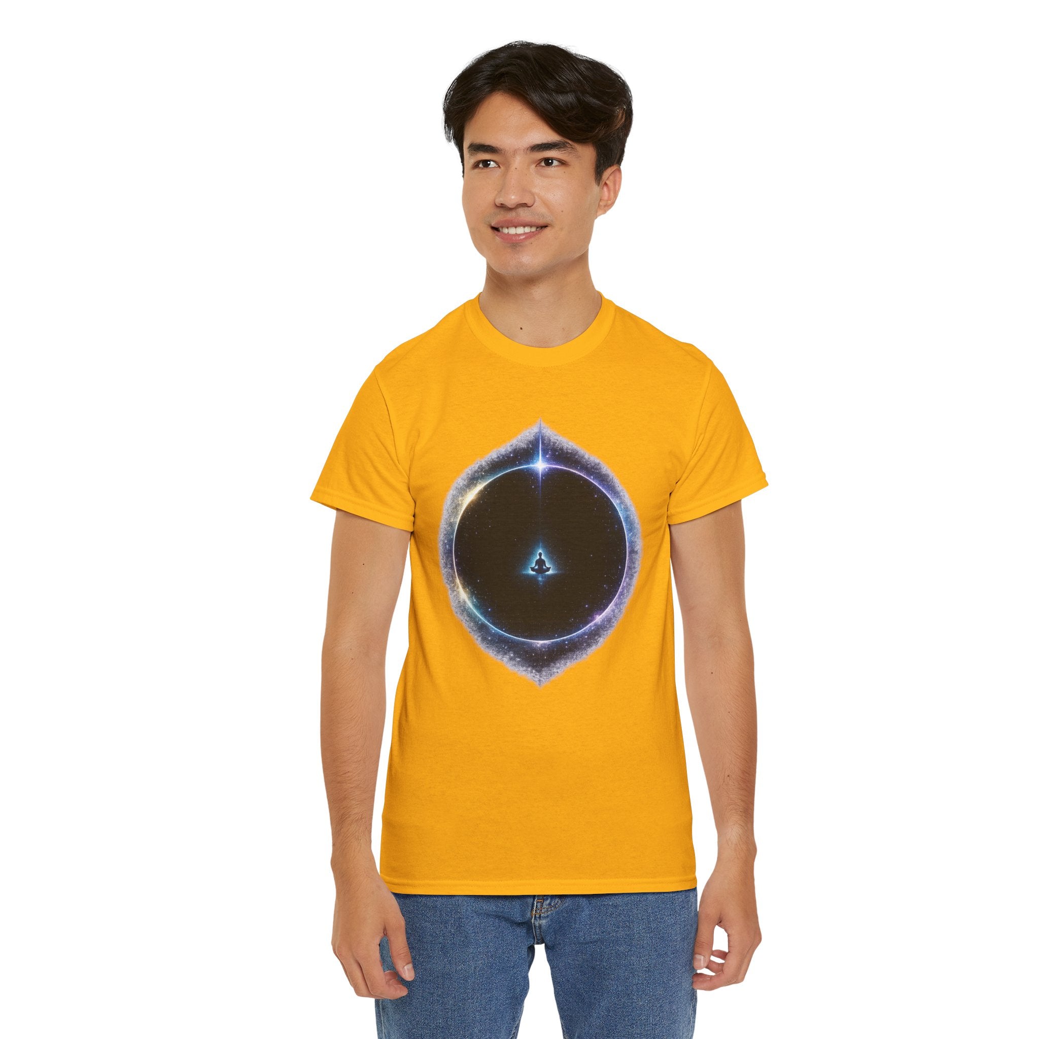 The Void Cosmic Portal T Shirt – Spiritual Meditation Galaxy Graphic Tee