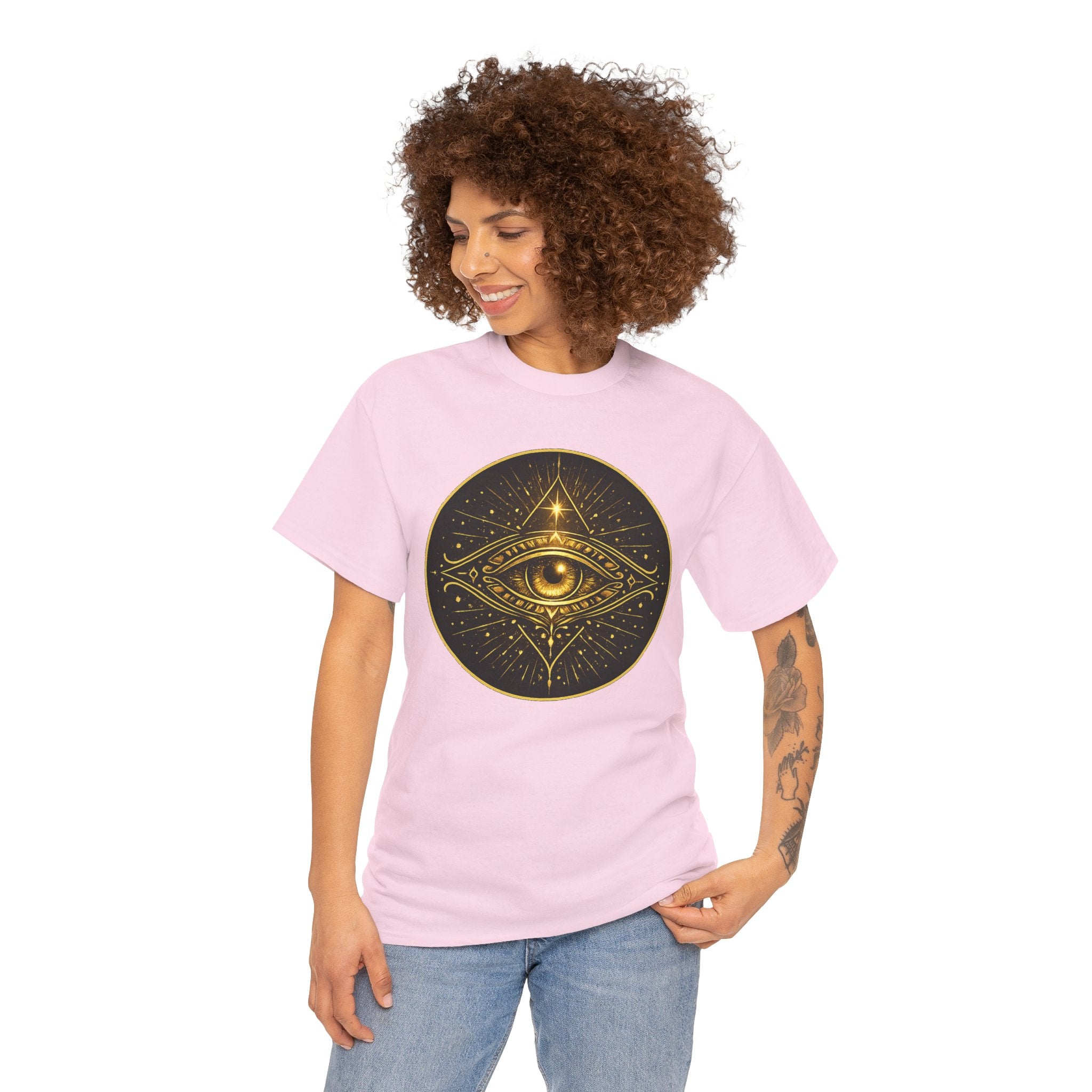 Awaken Your Third Eye Illustration T-Shirt – Mystical All Seeing Eye Graphic Tee