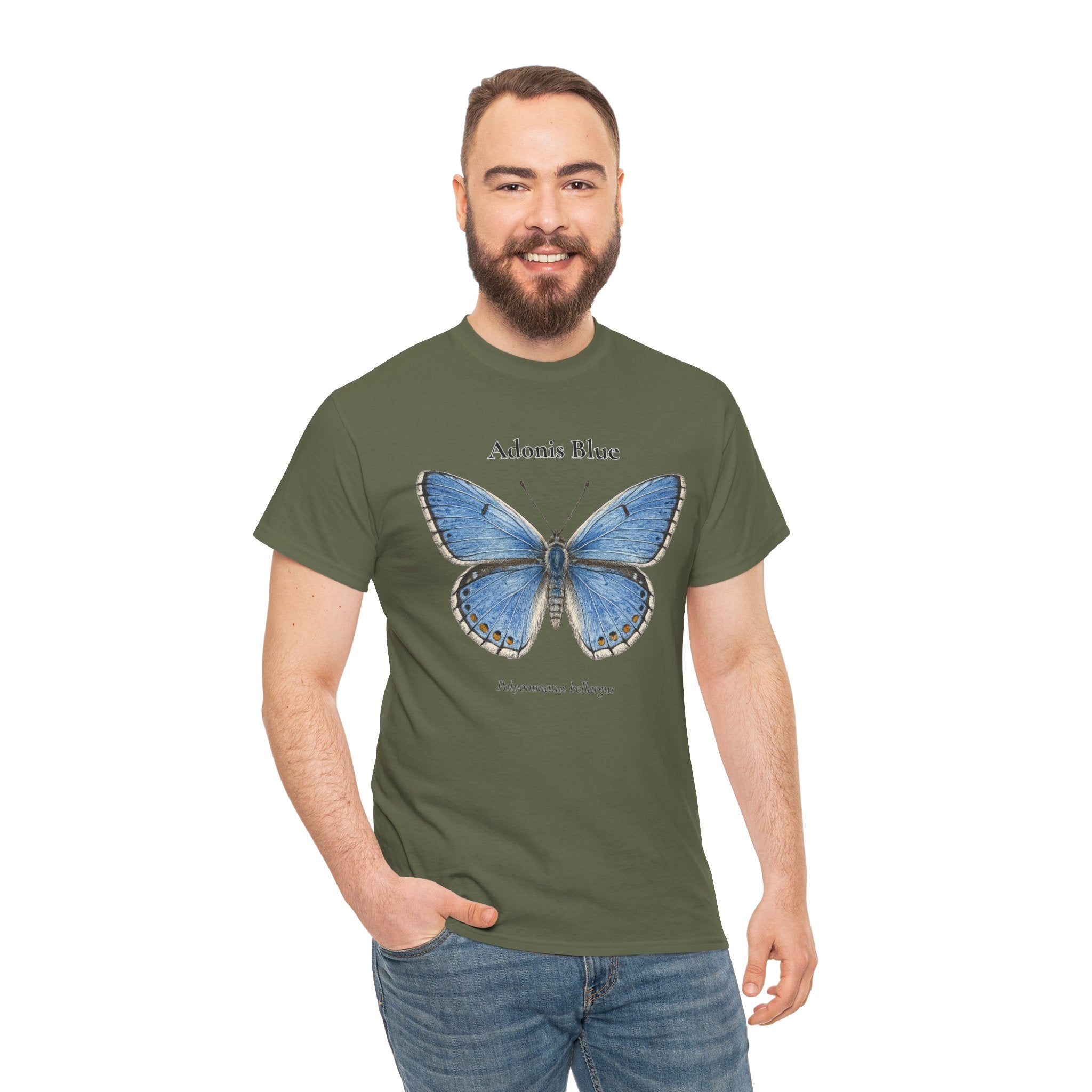 Adonis Blue Butterfly Graphic T-Shirt | WildOrbit