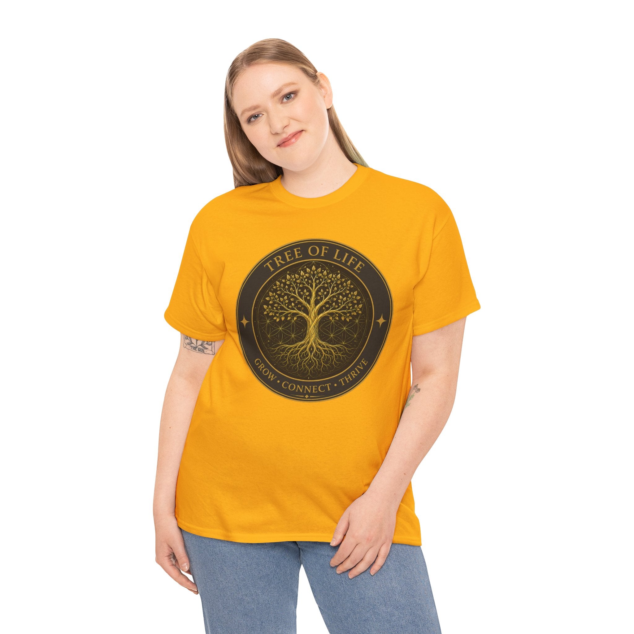 Tree of Life T-Shirt – Sacred Geometry Flower of Life Graphic Tee