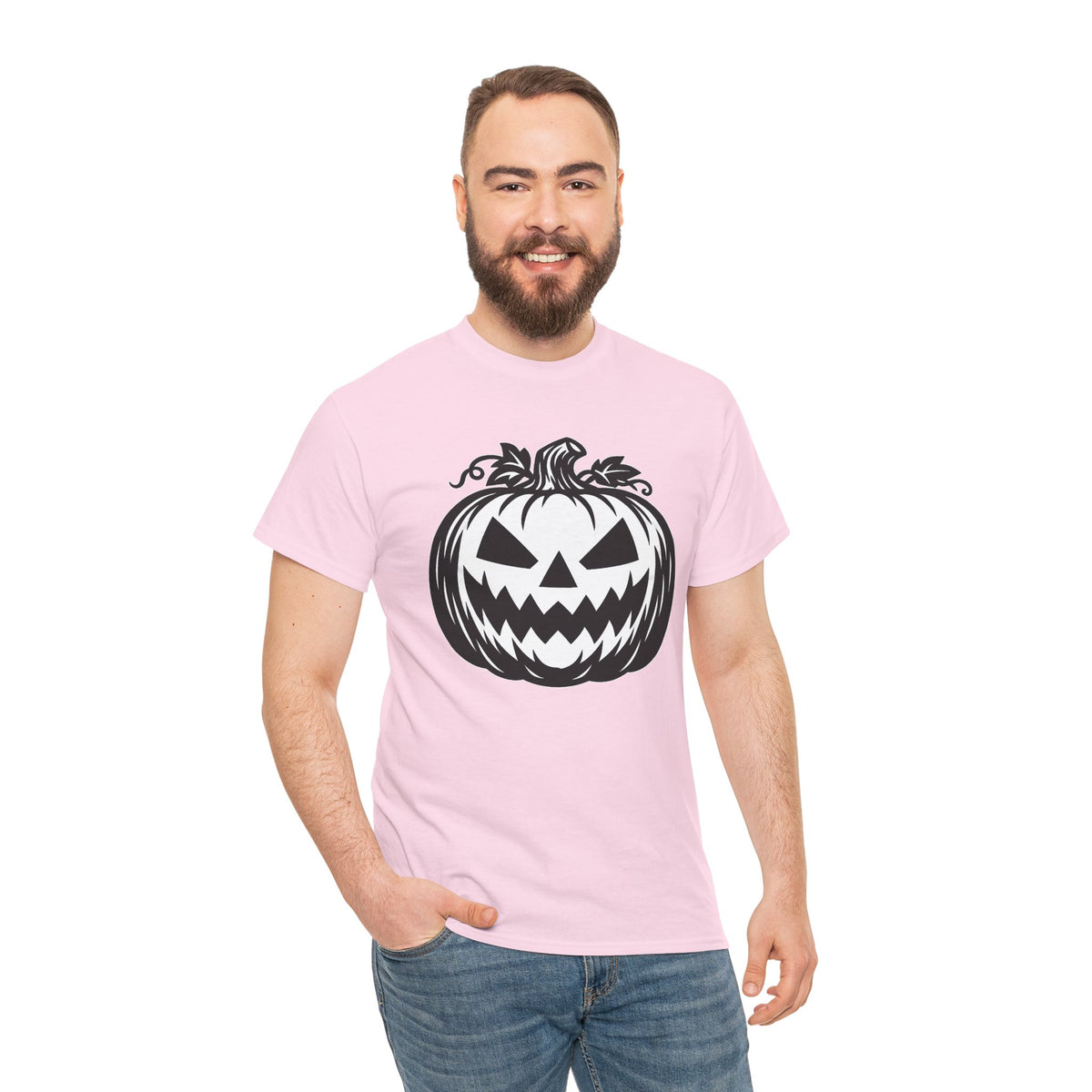 Jack-O'-Lantern Halloween Graphic T-Shirt | WildOrbit