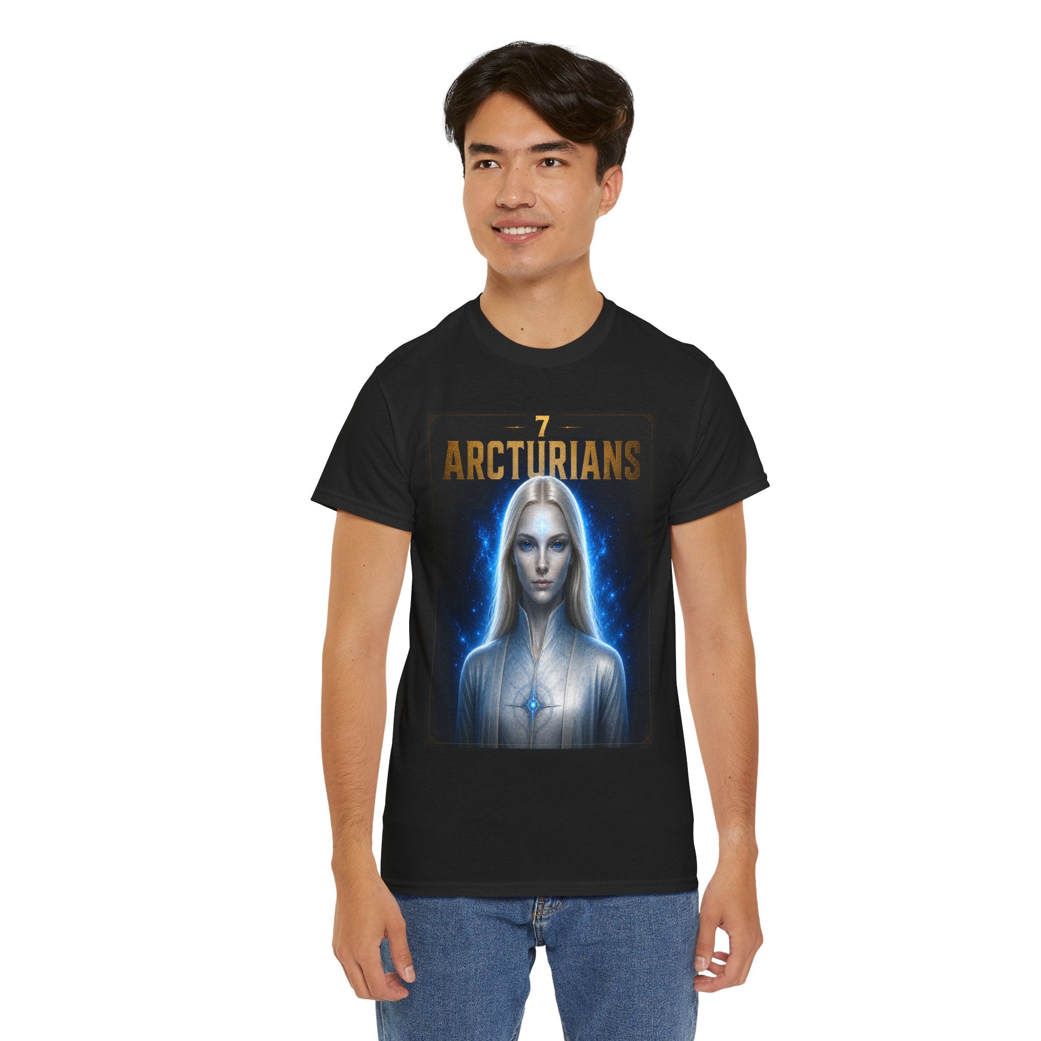 Arcturians Alien T-Shirt – Cosmic Ancient Aliens Sci-Fi Graphic Tee for UFO Fans