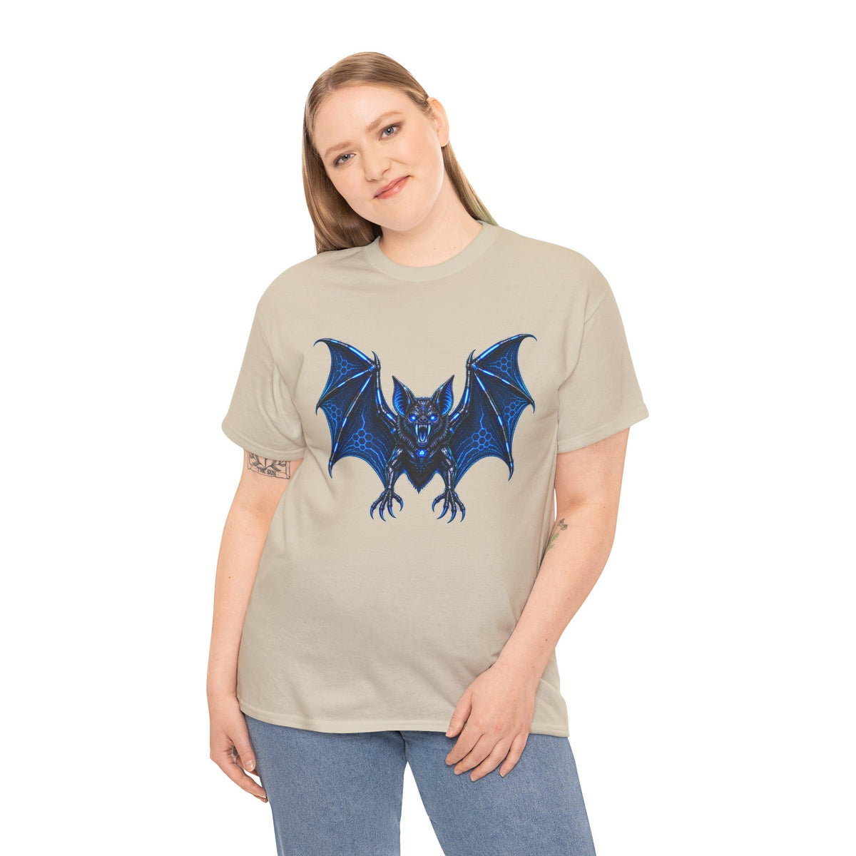 Vampire Bat Cyberpunk Graphic T-Shirt | WildOrbit