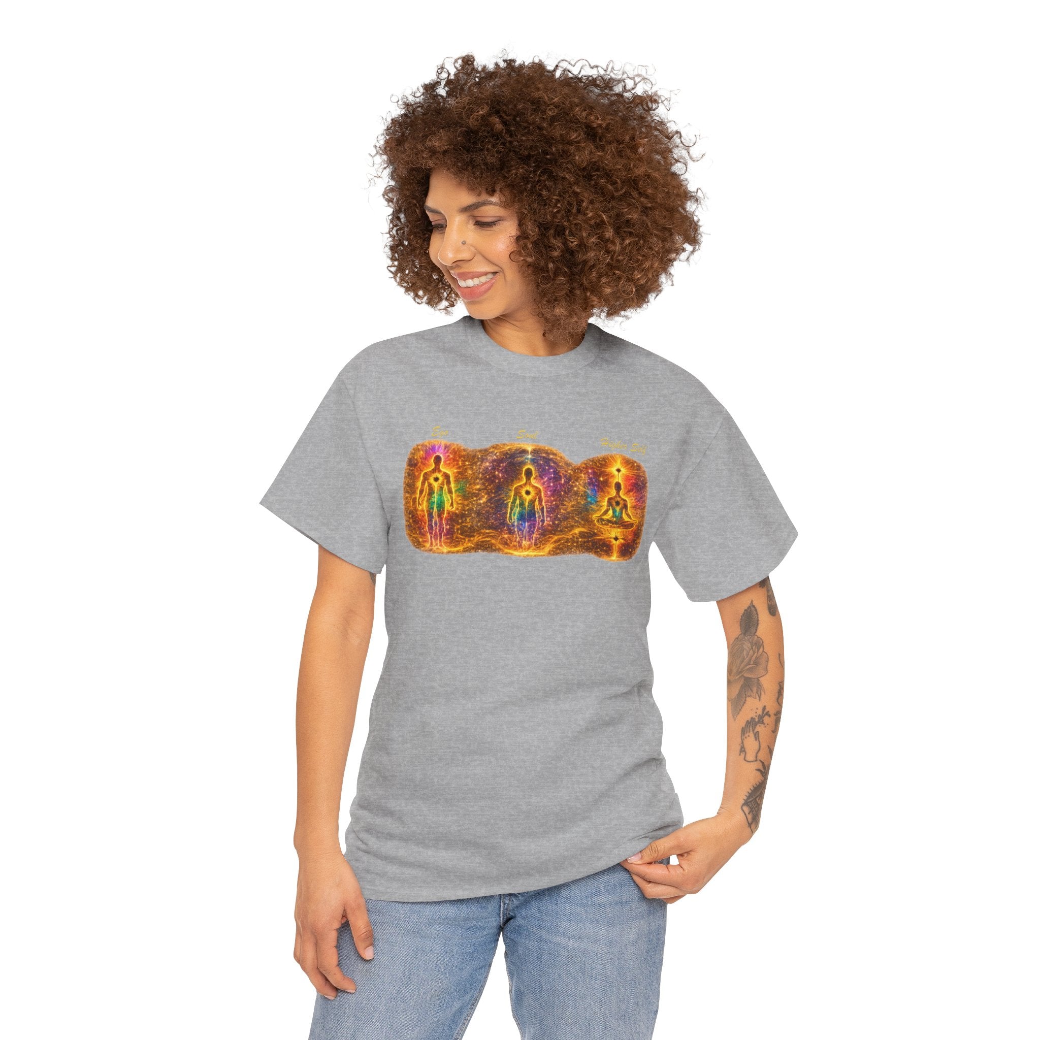 Ego Soul Higher Self Chakra Alignment T Shirt – Spiritual Energy Meditation Graphic Tee