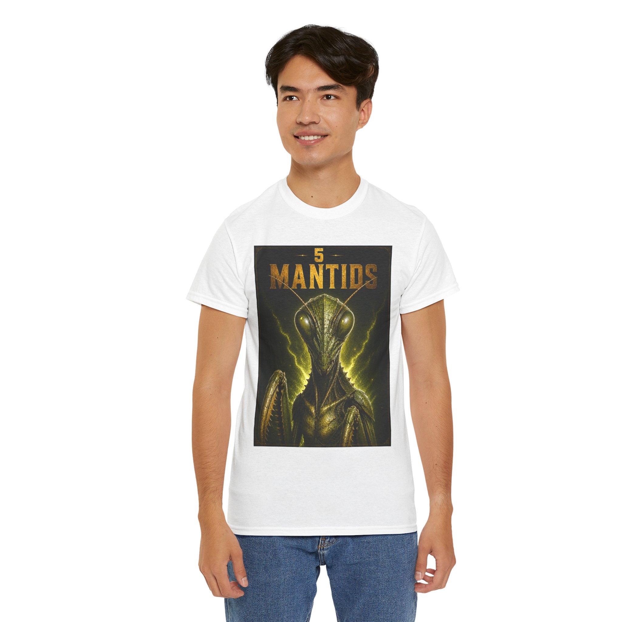 Mantids Alien T-Shirt – Ancient Aliens Insectoid Sci-Fi Graphic Tee for UFO Fans