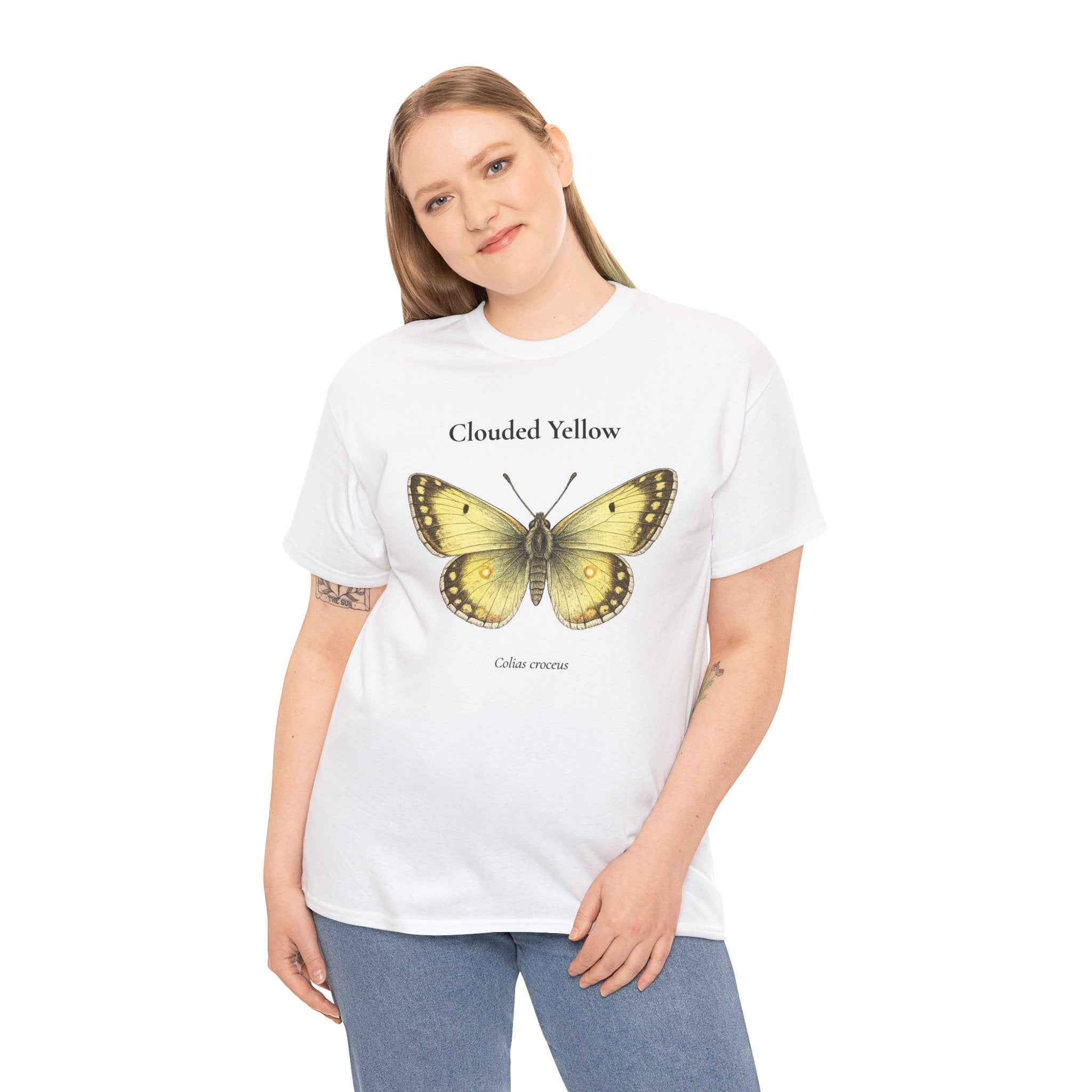 Clouded Yellow Butterfly Graphic T-Shirt | WildOrbit