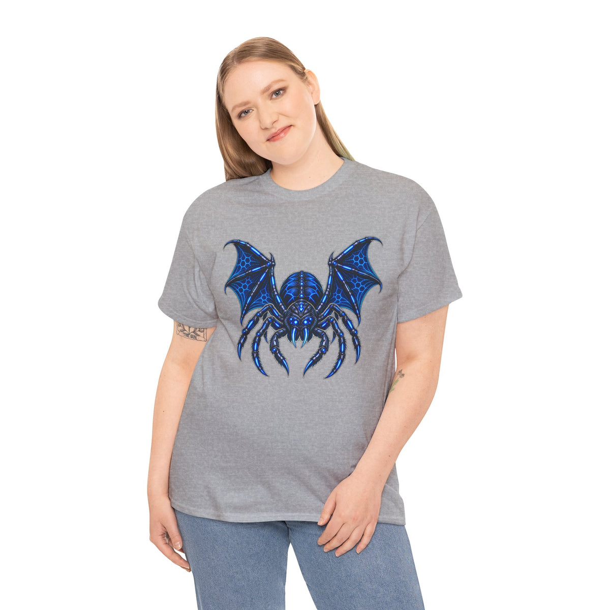 Spider Bat Cyberpunk Graphic T-Shirt | WildOrbit