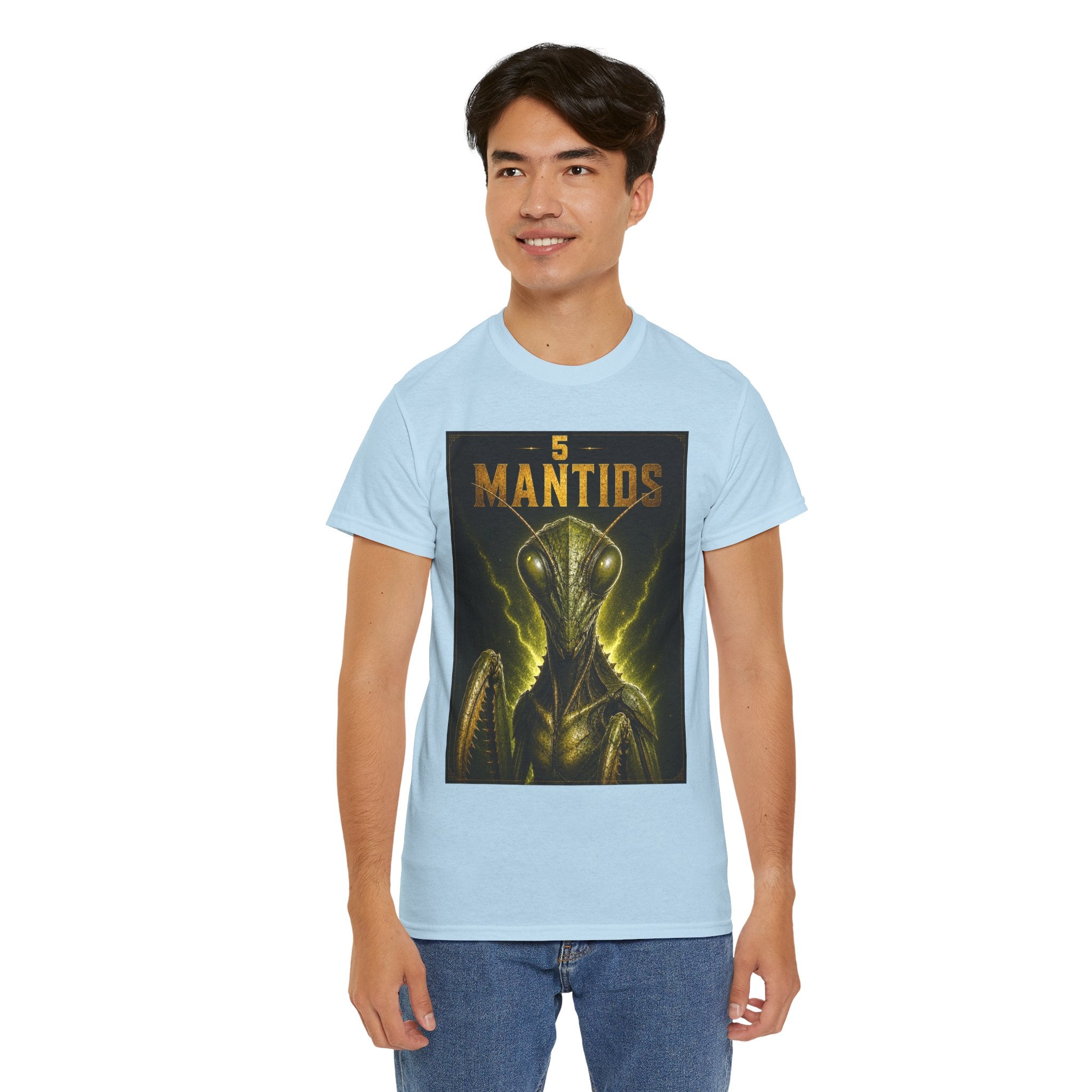 Mantids Alien T-Shirt – Ancient Aliens Insectoid Sci-Fi Graphic Tee for UFO Fans