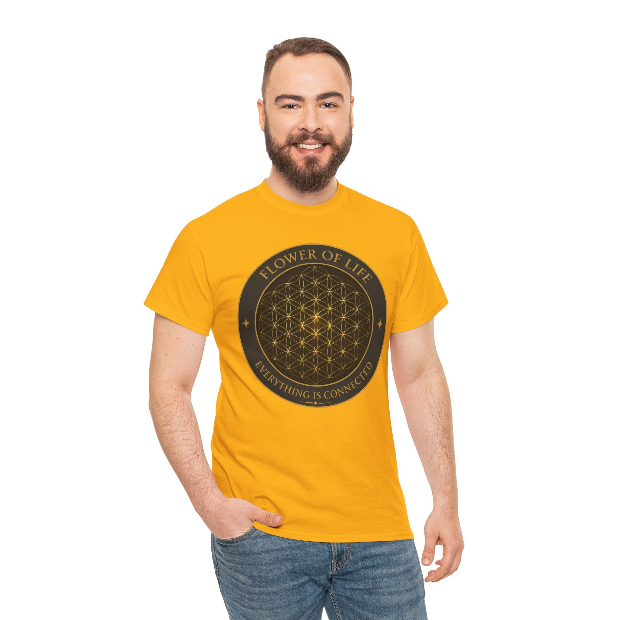 Flower of Life T-Shirt – Sacred Geometry Connection Graphic Tee