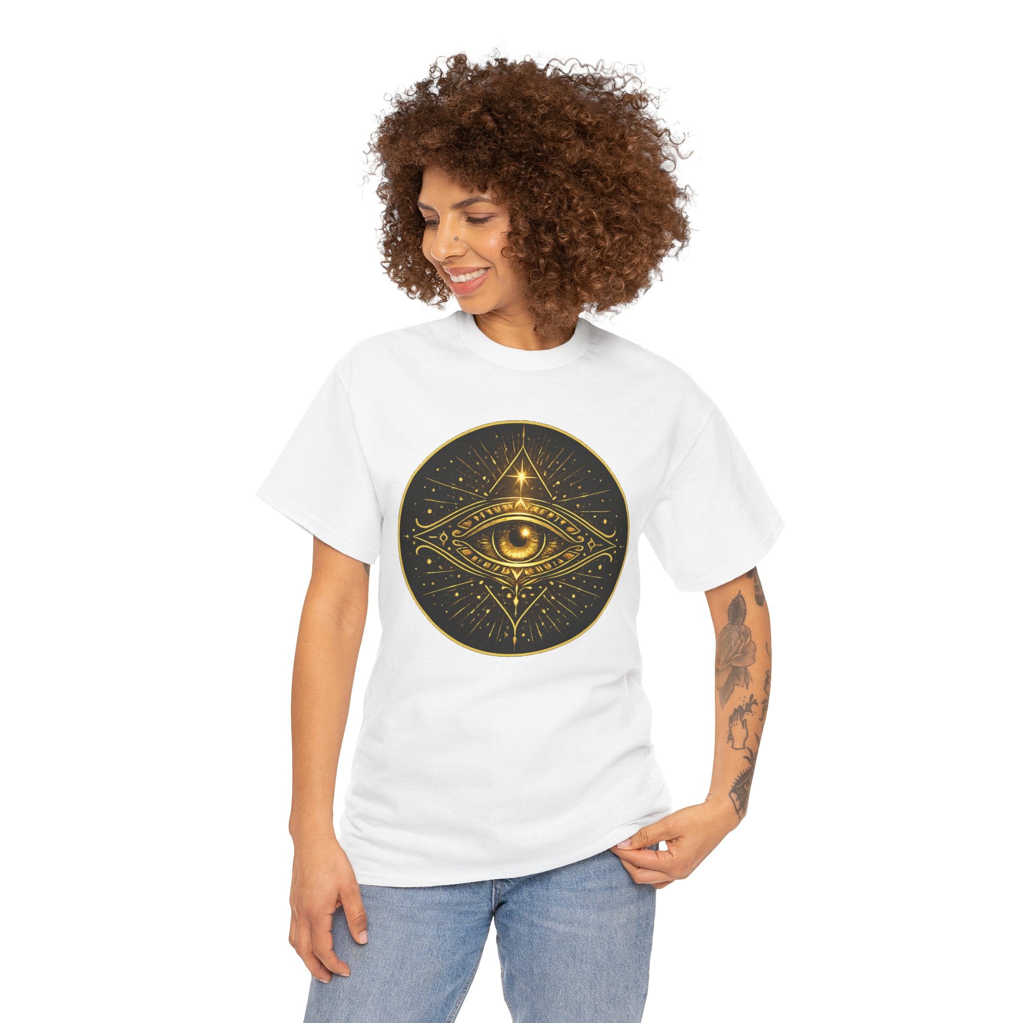 Awaken Your Third Eye Illustration T-Shirt – Mystical All Seeing Eye Graphic Tee