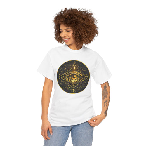 Awaken Your Third Eye Illustration T-Shirt – Mystical All Seeing Eye Graphic Tee
