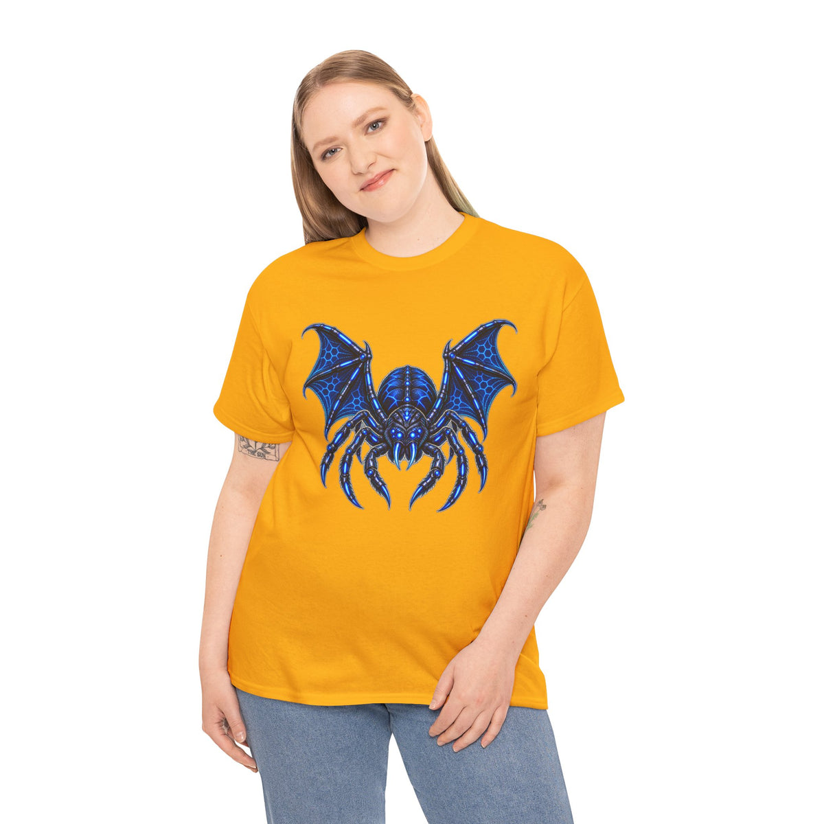 Spider Bat Cyberpunk Graphic T-Shirt | WildOrbit
