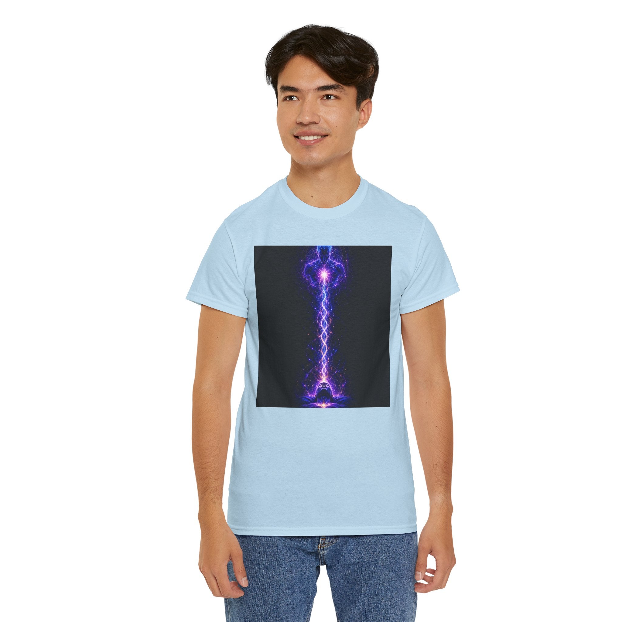 The Silver Cord T Shirt – Spiritual Energy & Cosmic Aura Graphic Tee