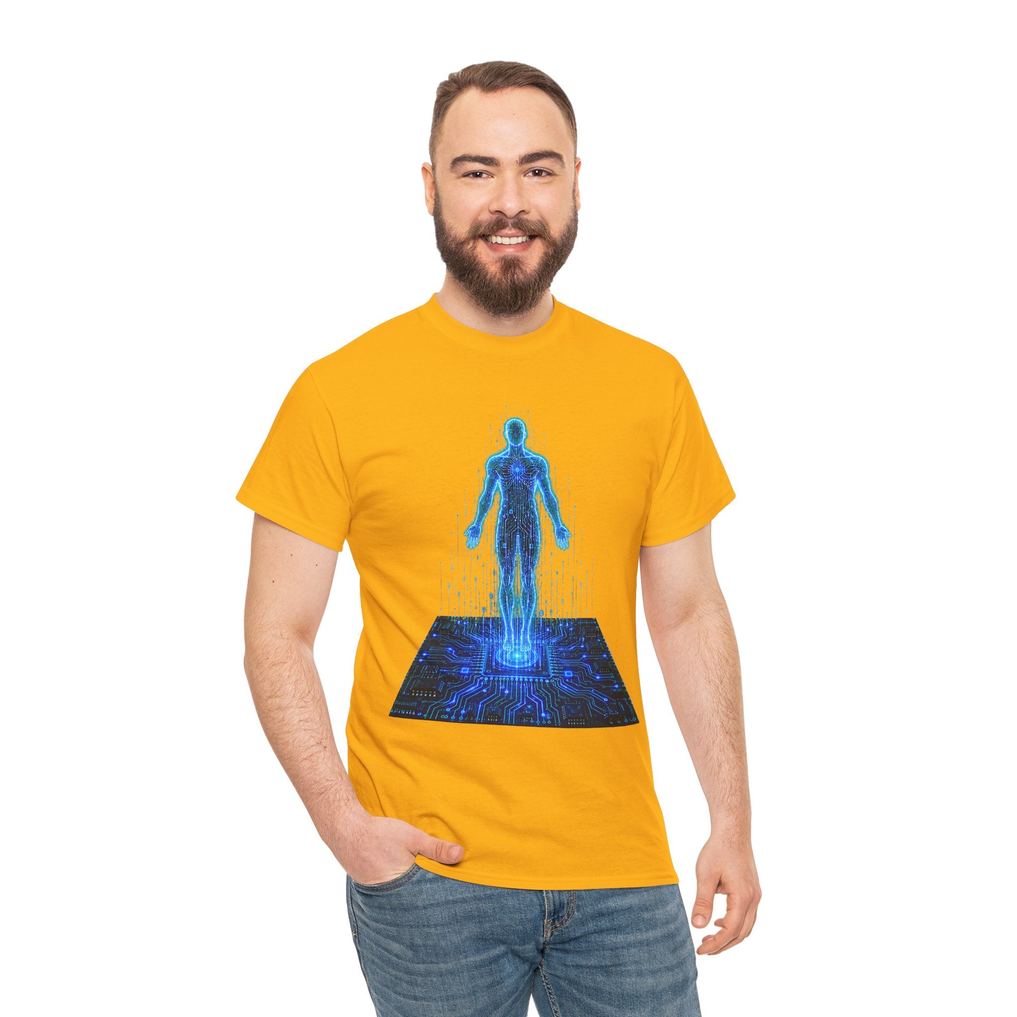 Ghost In The Machine Cyberpunk Graphic T-Shirt | WildOrbit