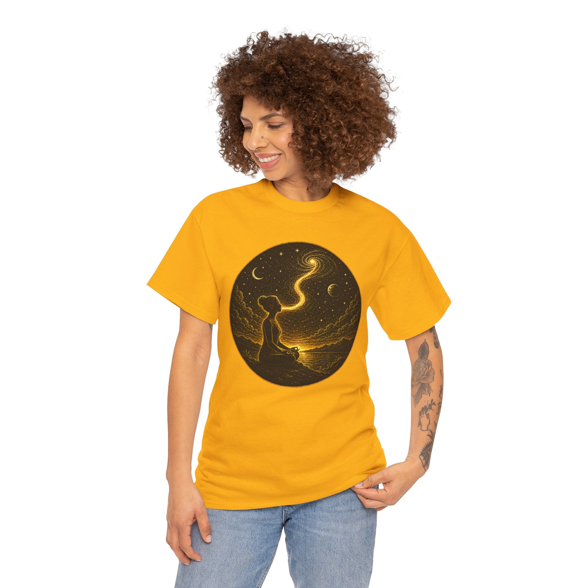 Breath Is The Bridge Illustrated T-Shirt – Meditation Breathwork Graphic Tee