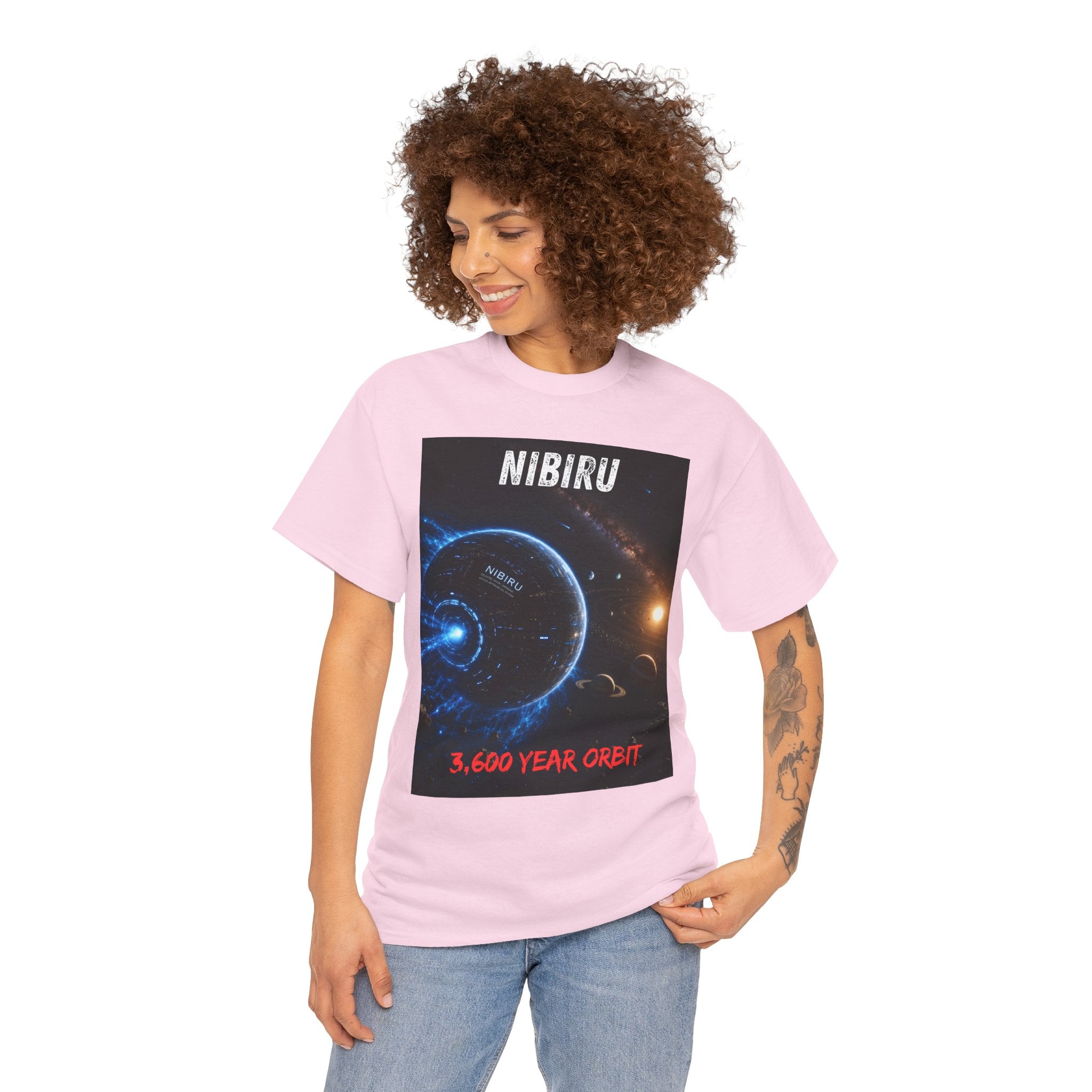 Nibiru 3,600 Year Orbit T Shirt – Ancient Alien Sci Fi Planet Graphic Tee