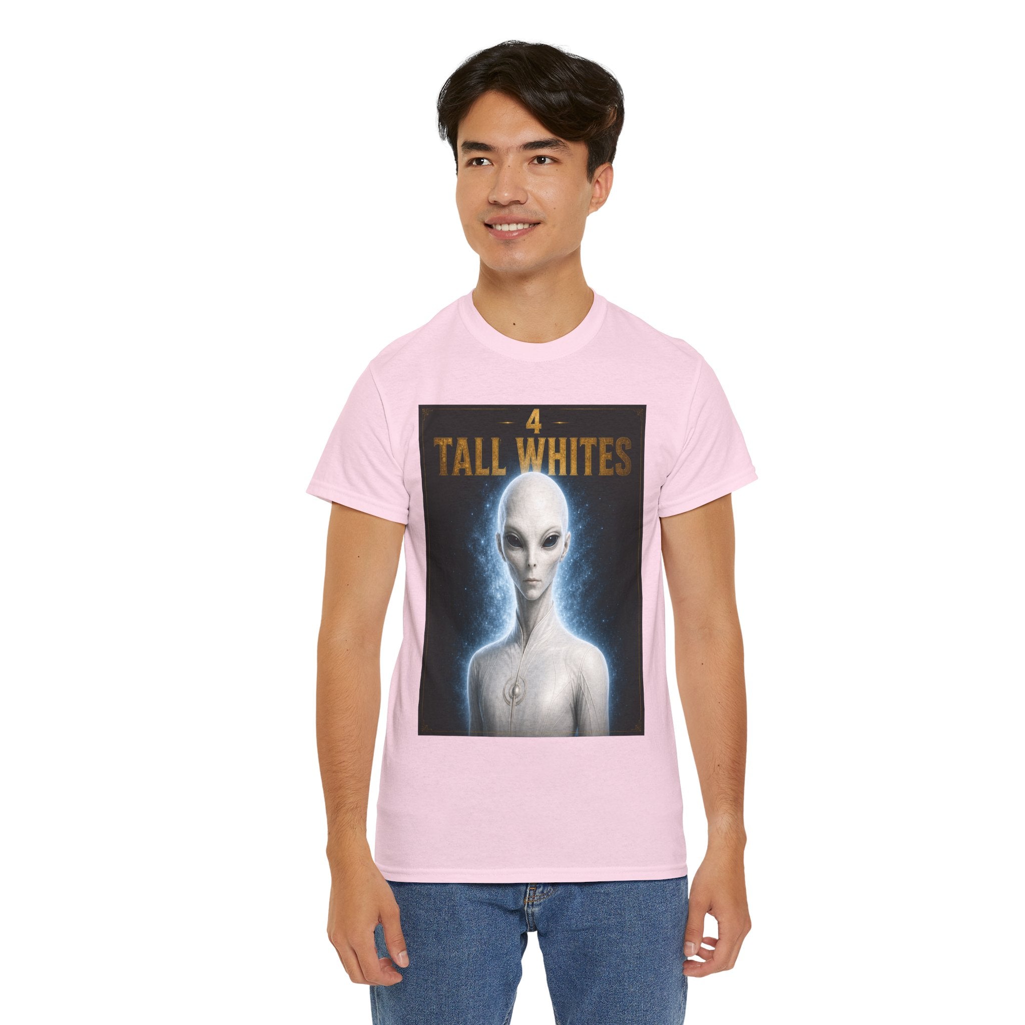 Tall Whites Alien T-Shirt – Ancient Aliens Sci-Fi Graphic Tee for UFO & Extraterrestrial Fans