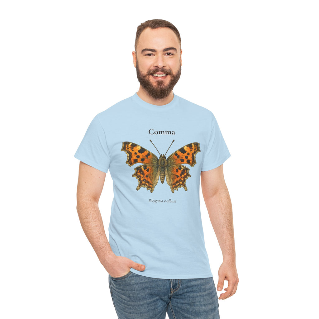 Comma Butterfly Graphic T-Shirt | WildOrbit