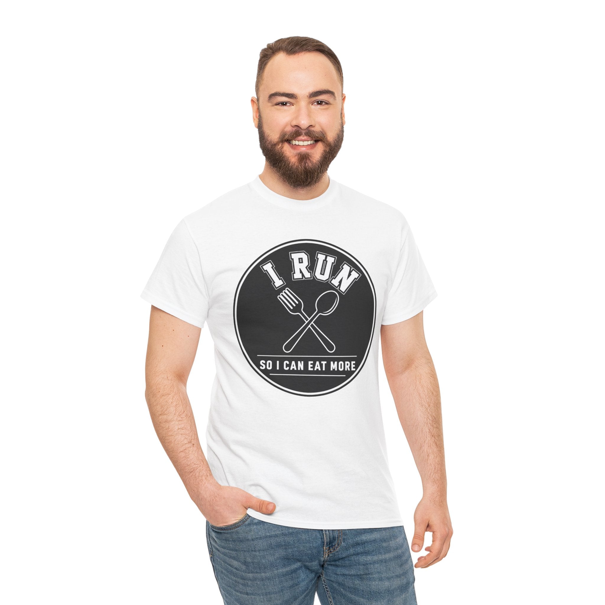 I Run So I Can Eat More T-Shirt – Funny Foodie Running Graphic Tee