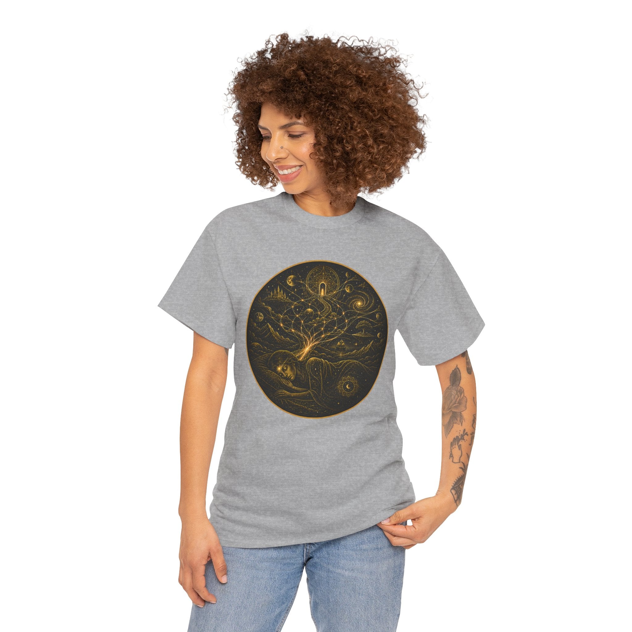 Dreamweaver Illustrated T-Shirt – Mystical Dreamscape Graphic Tee