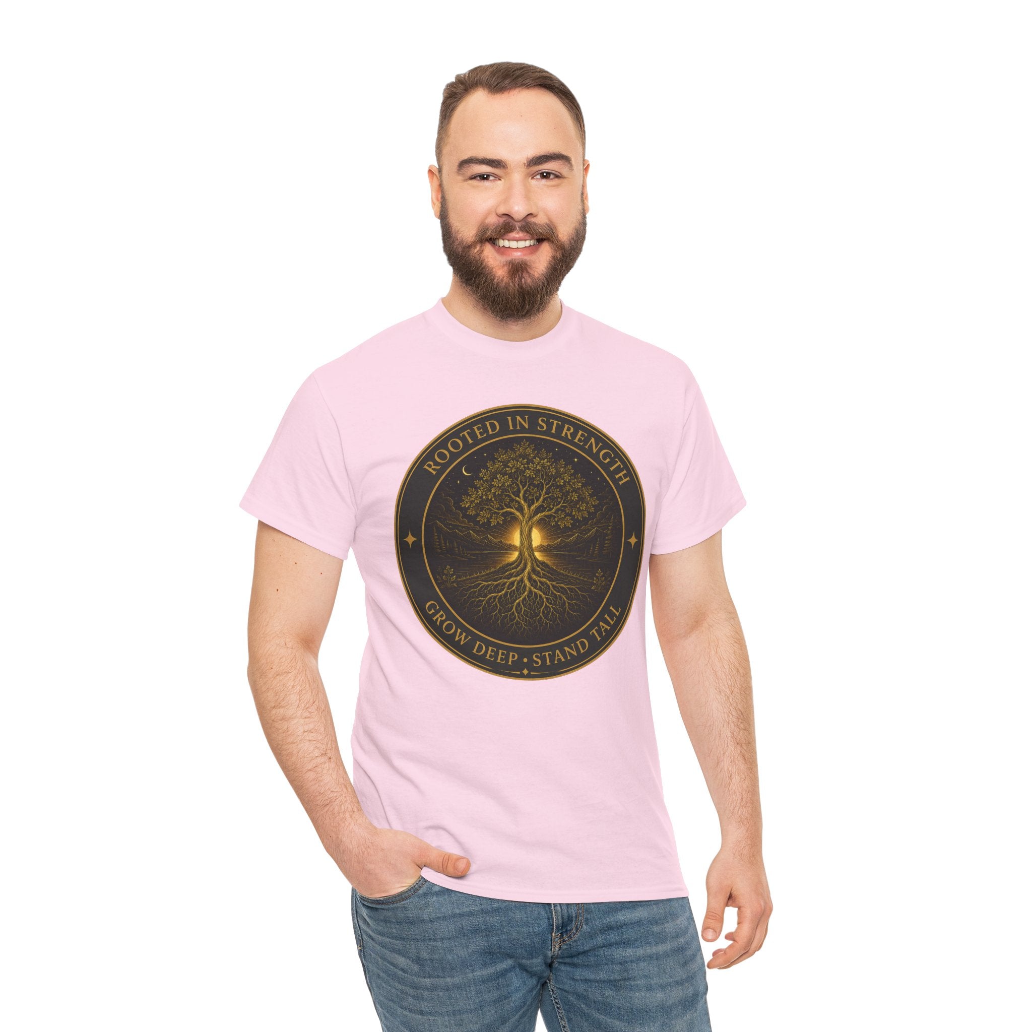 Rooted in Strength Tree of Life T-Shirt – Sacred Symbol Graphic Tee