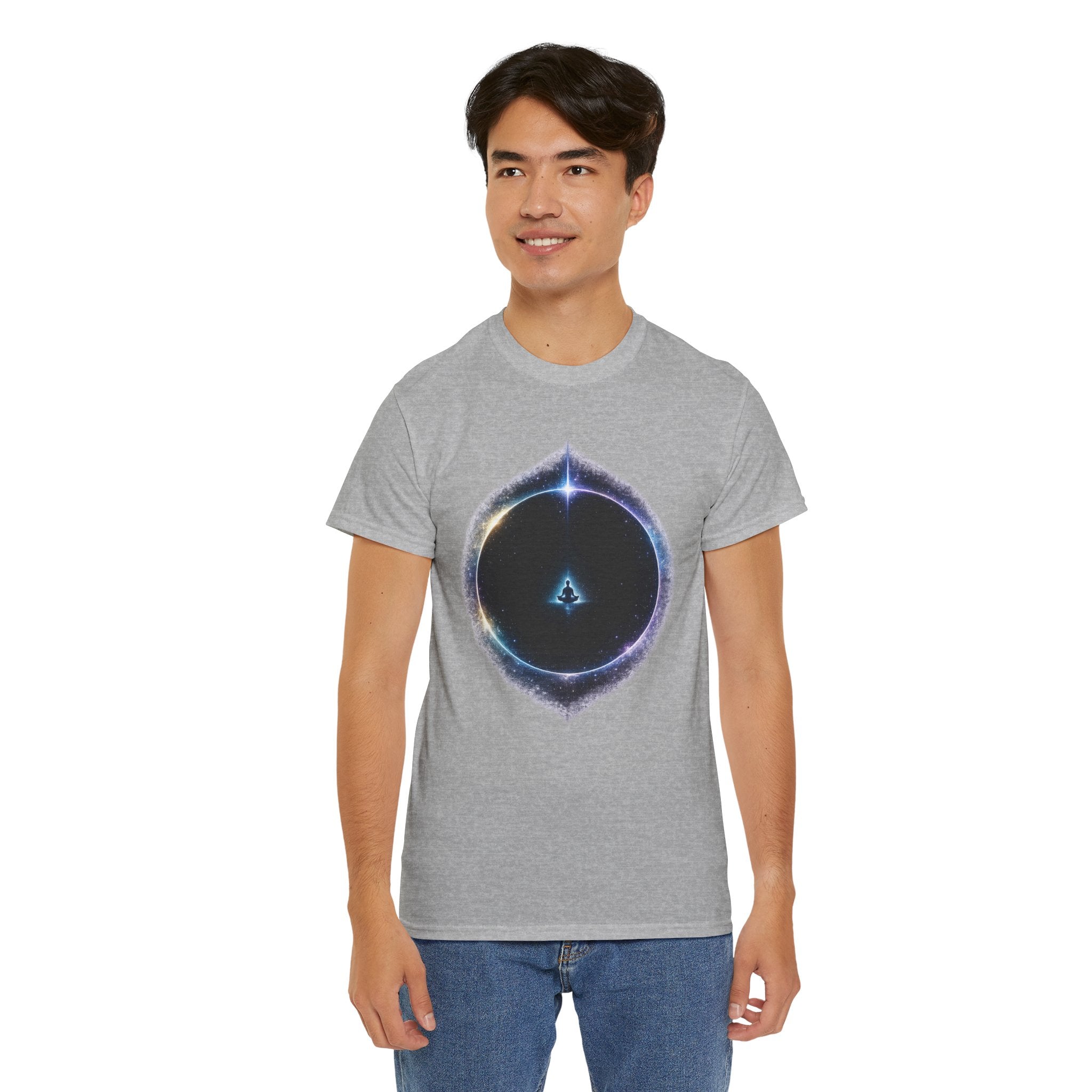 The Void Cosmic Portal T Shirt – Spiritual Meditation Galaxy Graphic Tee